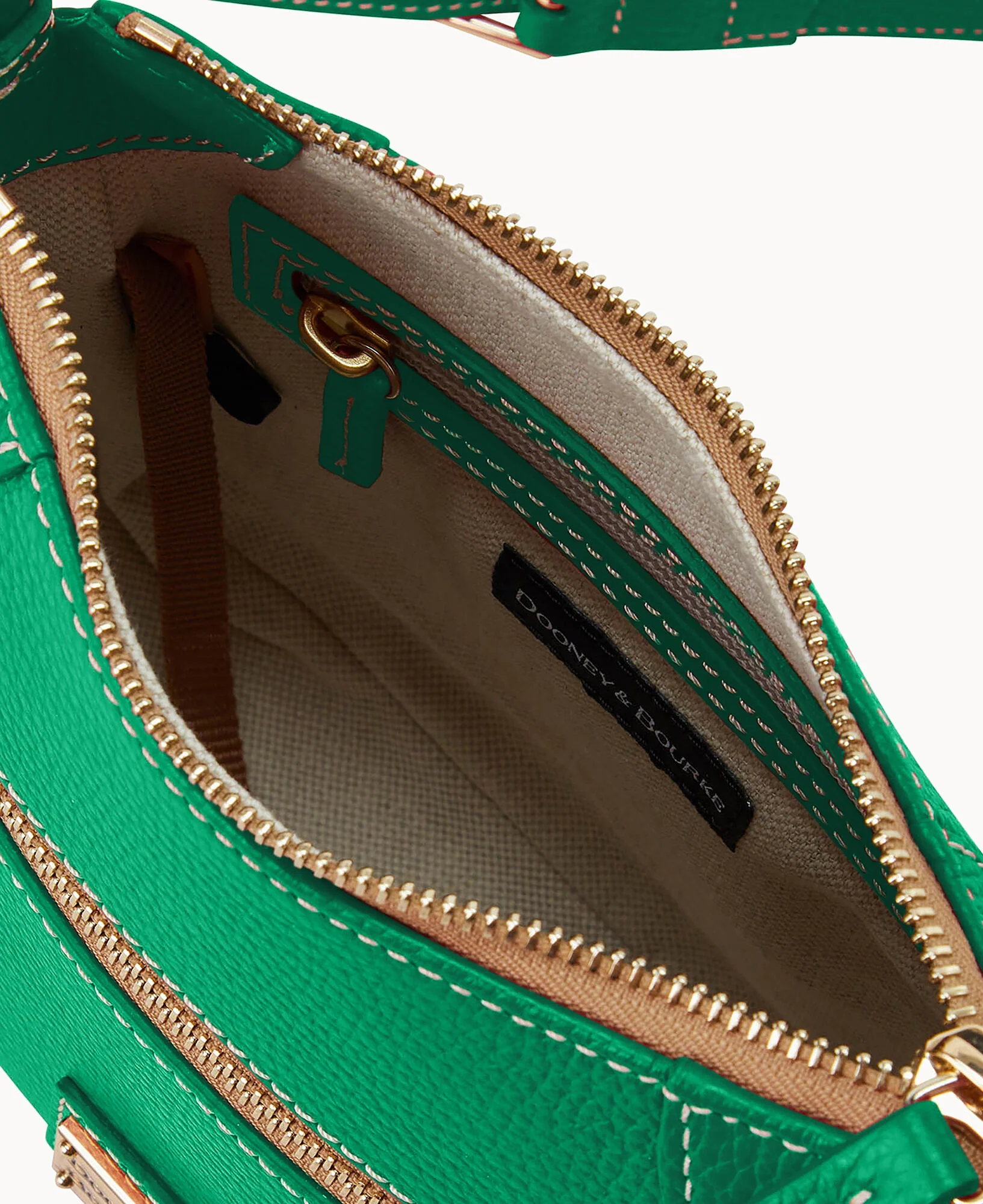 Lucca Leather Front Zip Crossbody - Image 37