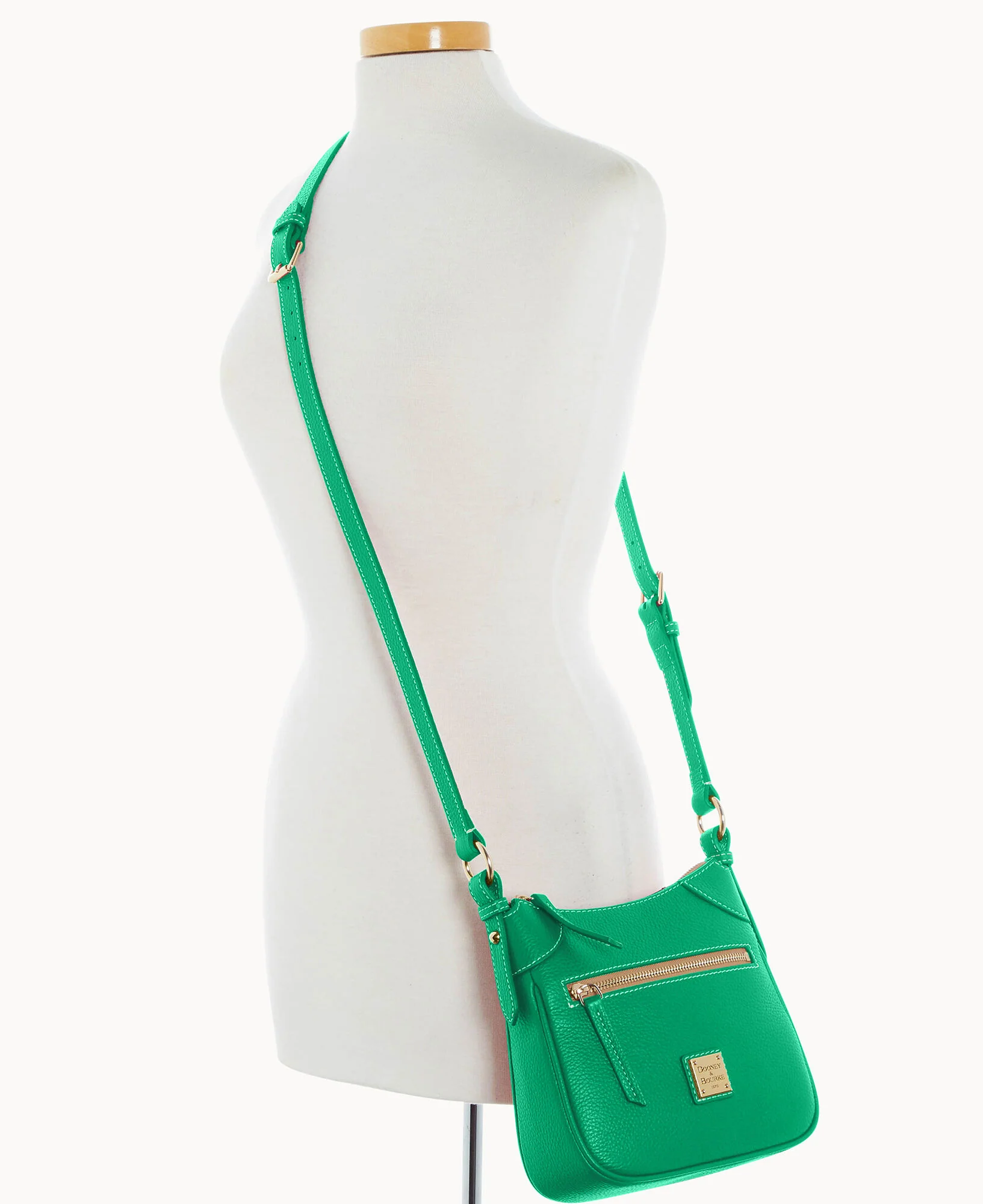 Lucca Leather Front Zip Crossbody - Image 38
