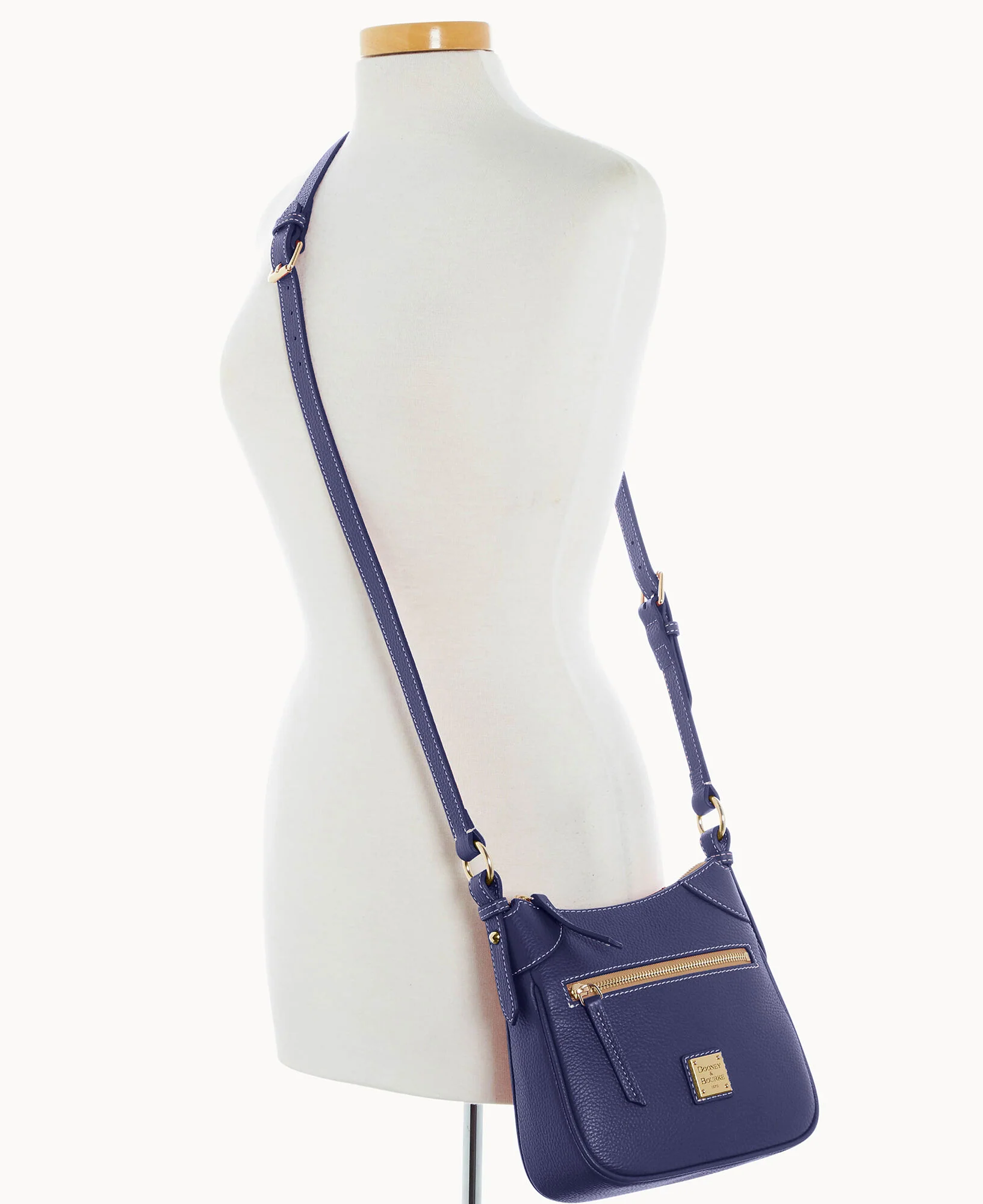 Lucca Leather Front Zip Crossbody - Image 4