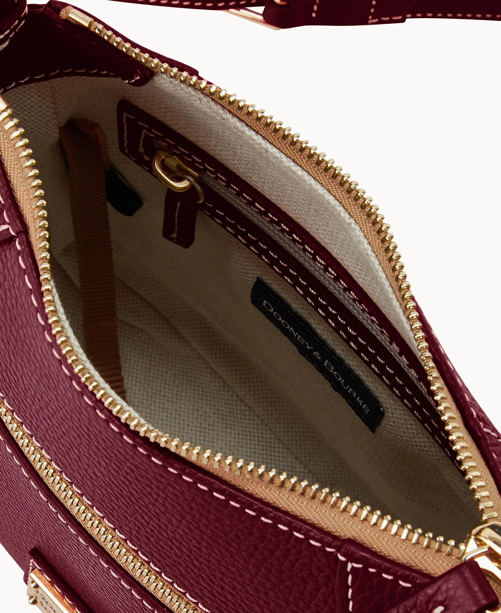 Lucca Leather Front Zip Crossbody - Image 41
