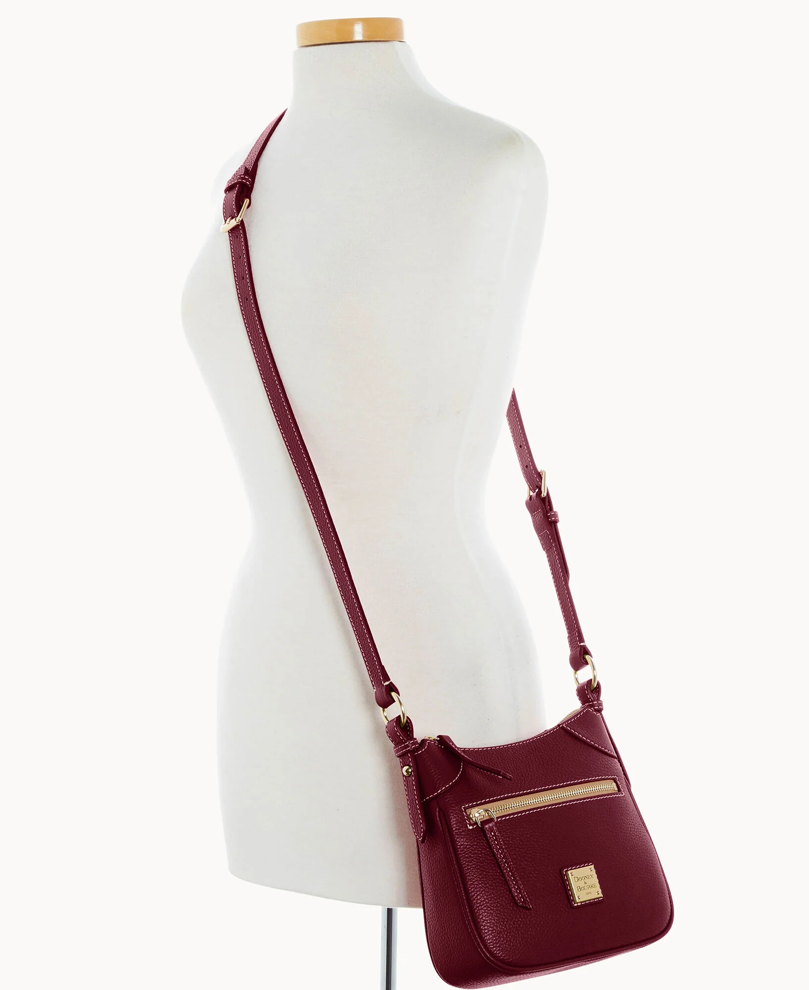 Lucca Leather Front Zip Crossbody - Image 42
