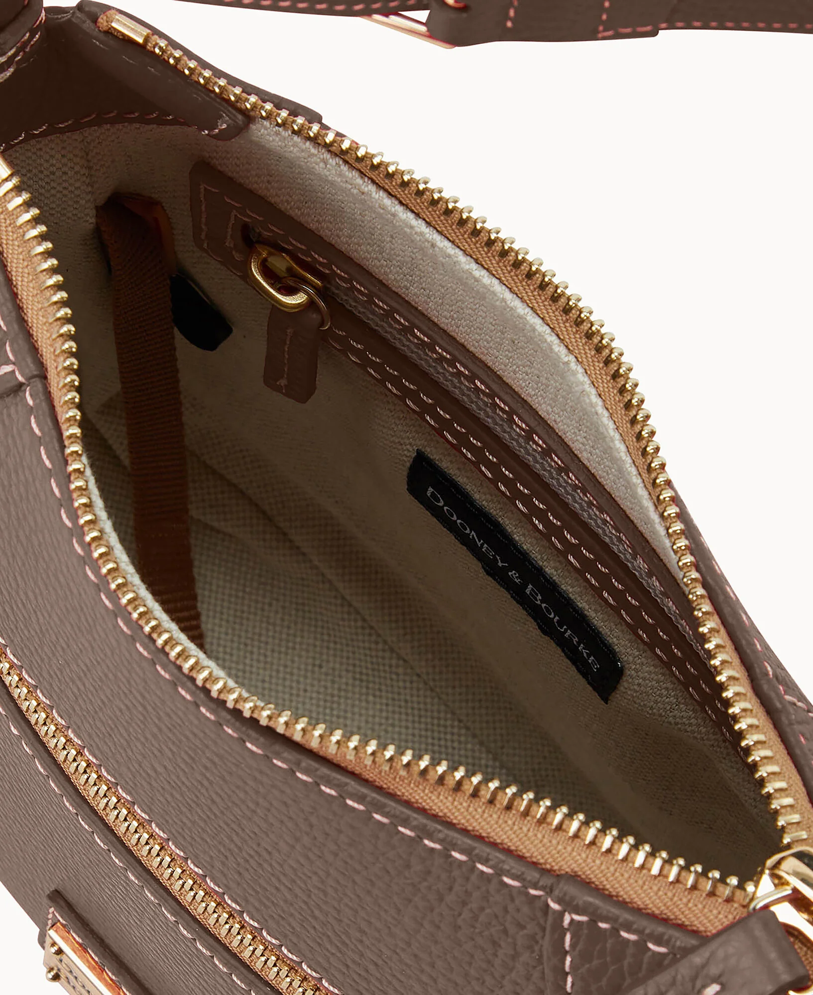 Lucca Leather Front Zip Crossbody - Image 7