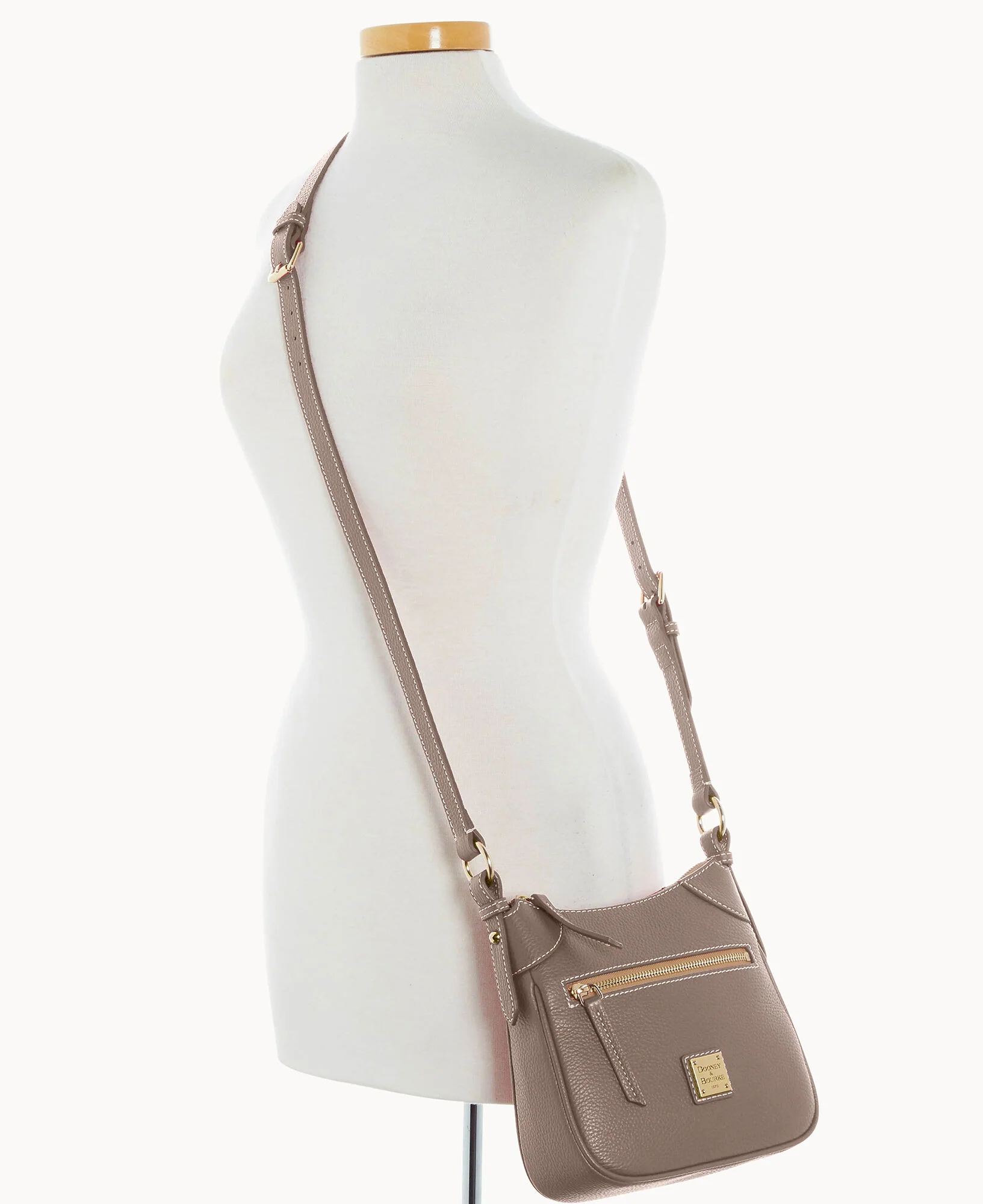 Lucca Leather Front Zip Crossbody - Image 8