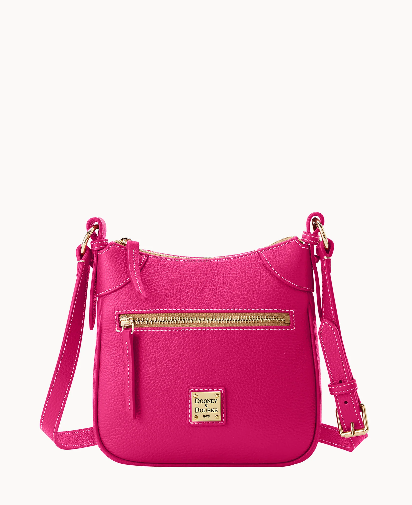 Lucca Leather Front Zip Crossbody - Image 9