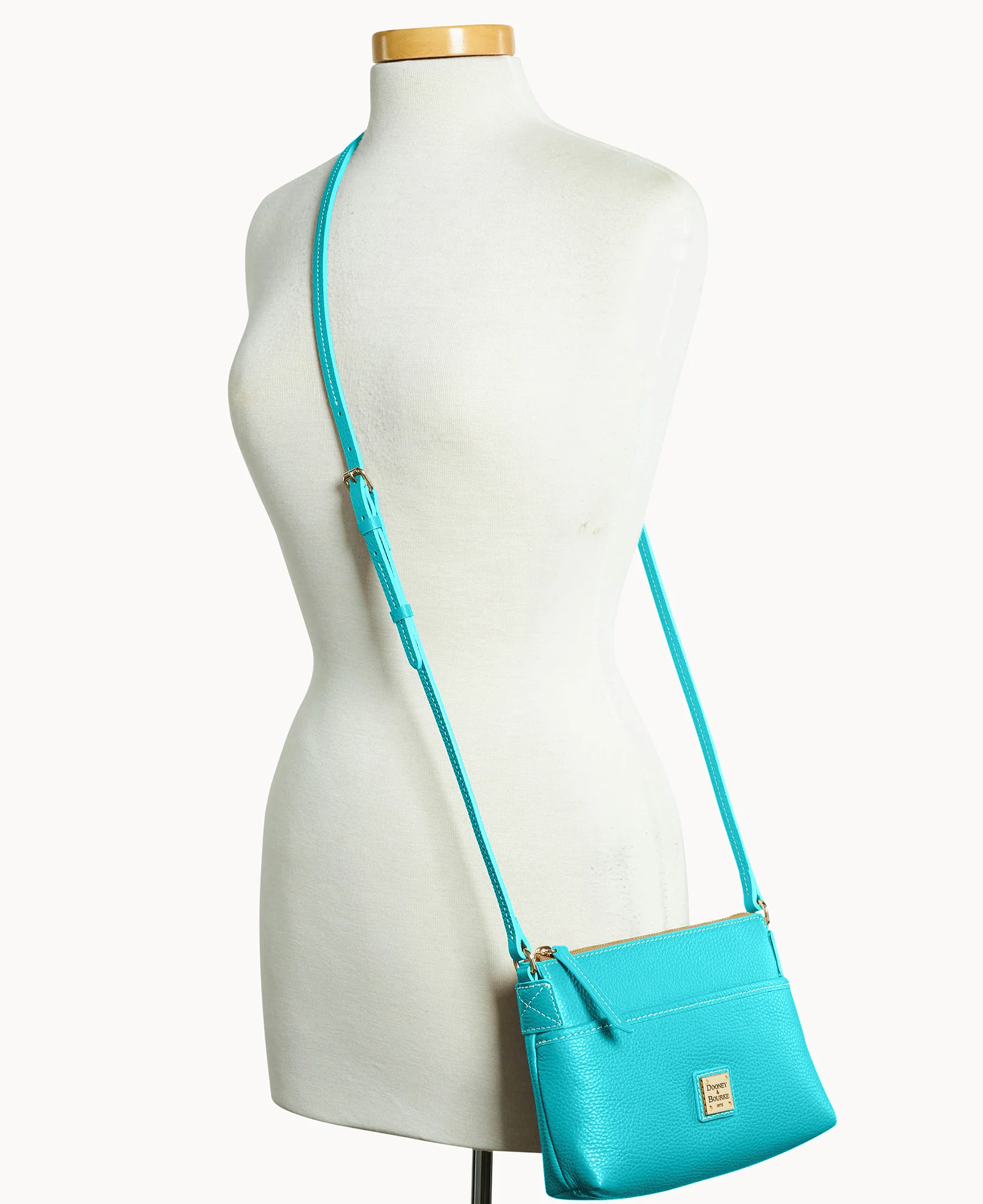Lucca Leather Ginger Crossbody - Image 12