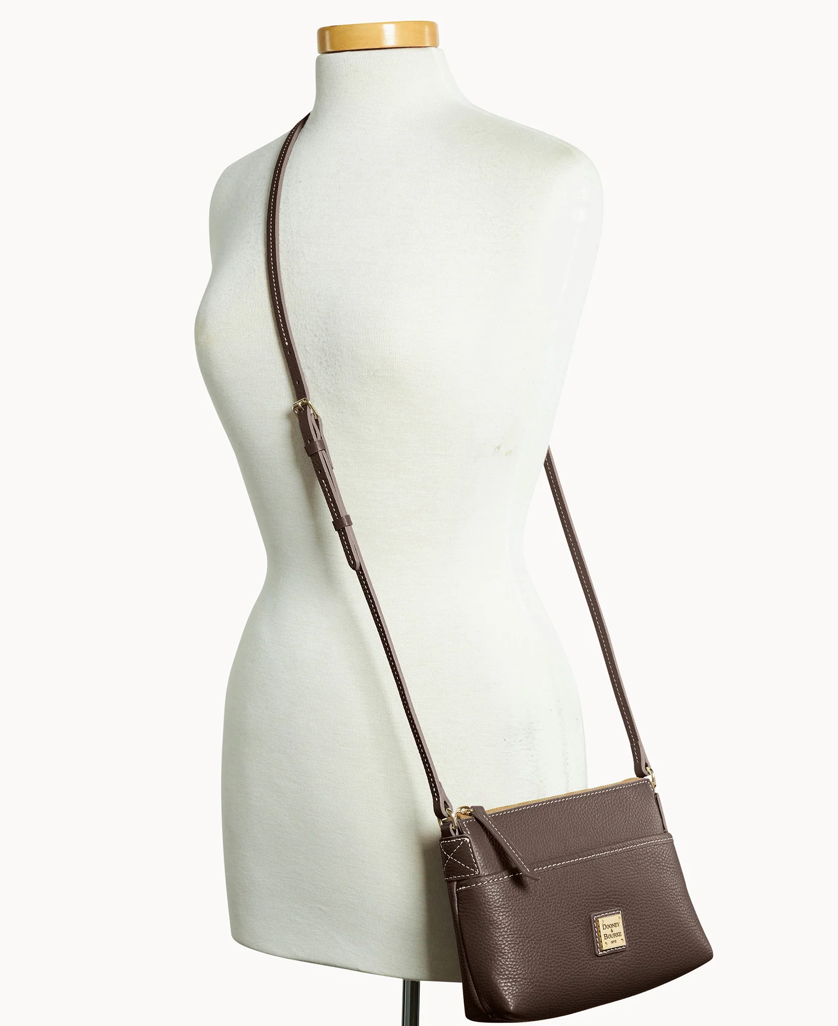 Lucca Leather Ginger Crossbody - Image 16