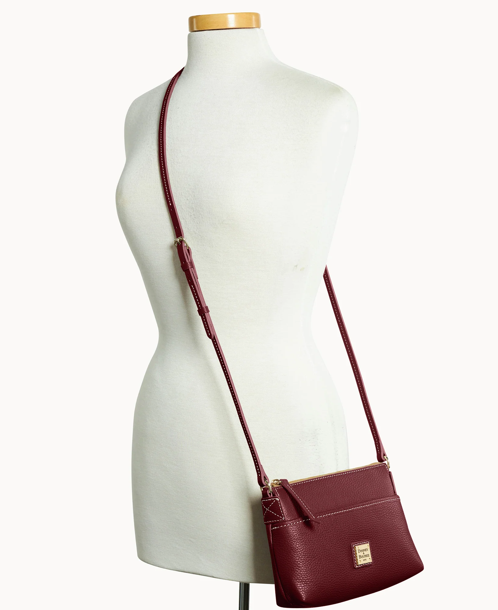 Lucca Leather Ginger Crossbody - Image 26