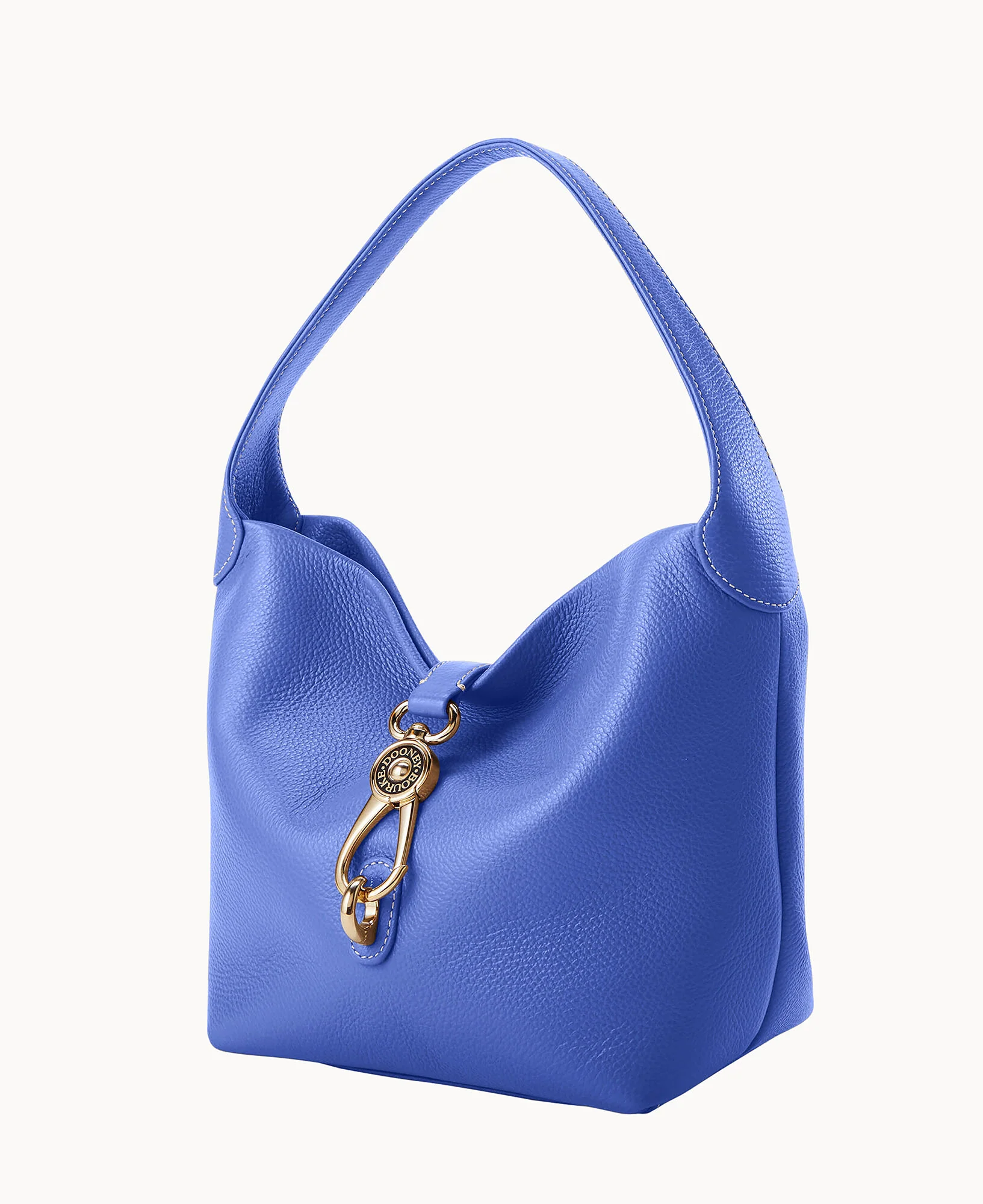 Lucca Leather Logo Lock Hobo - Image 22