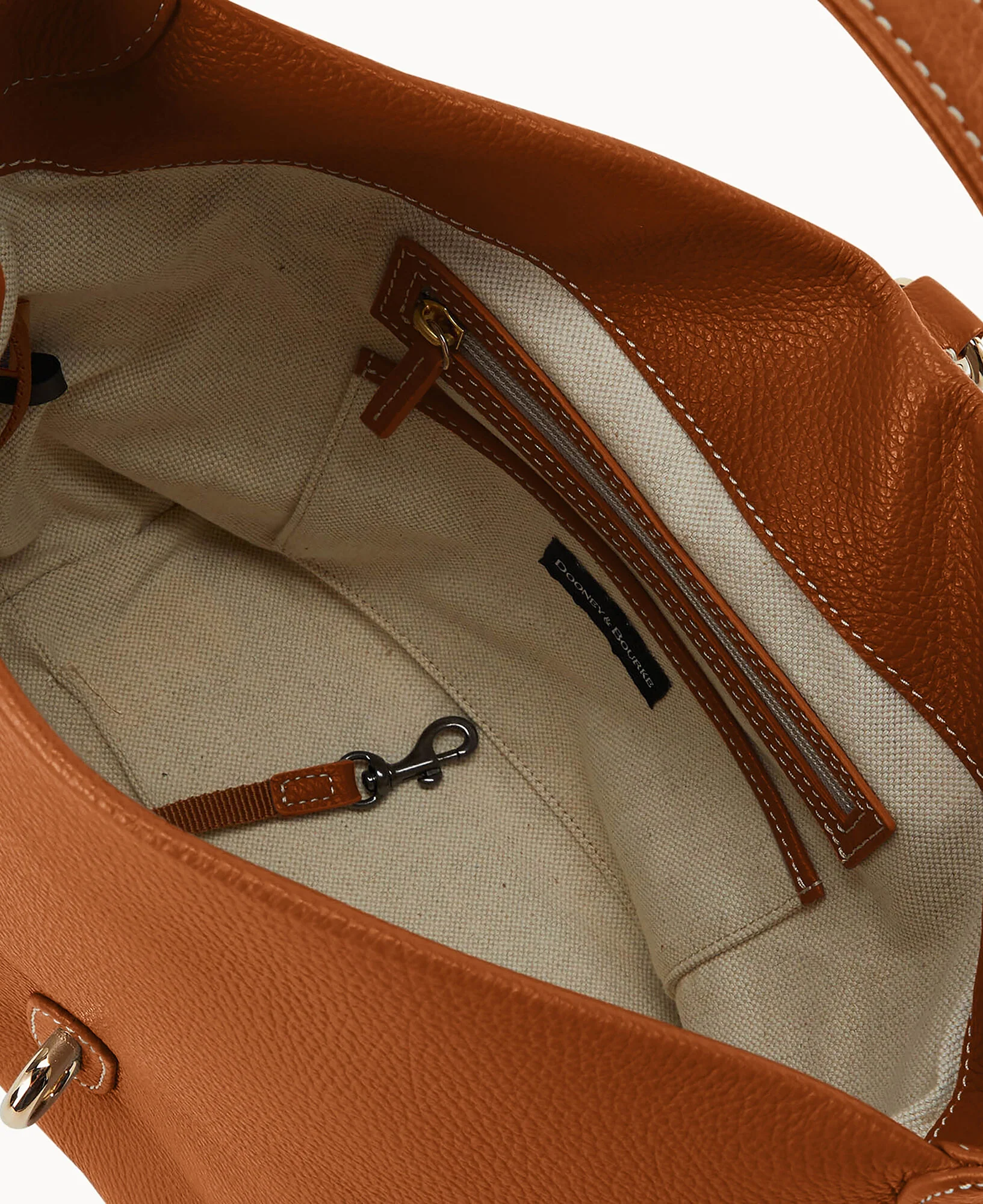 Lucca Leather Logo Lock Hobo - Image 31