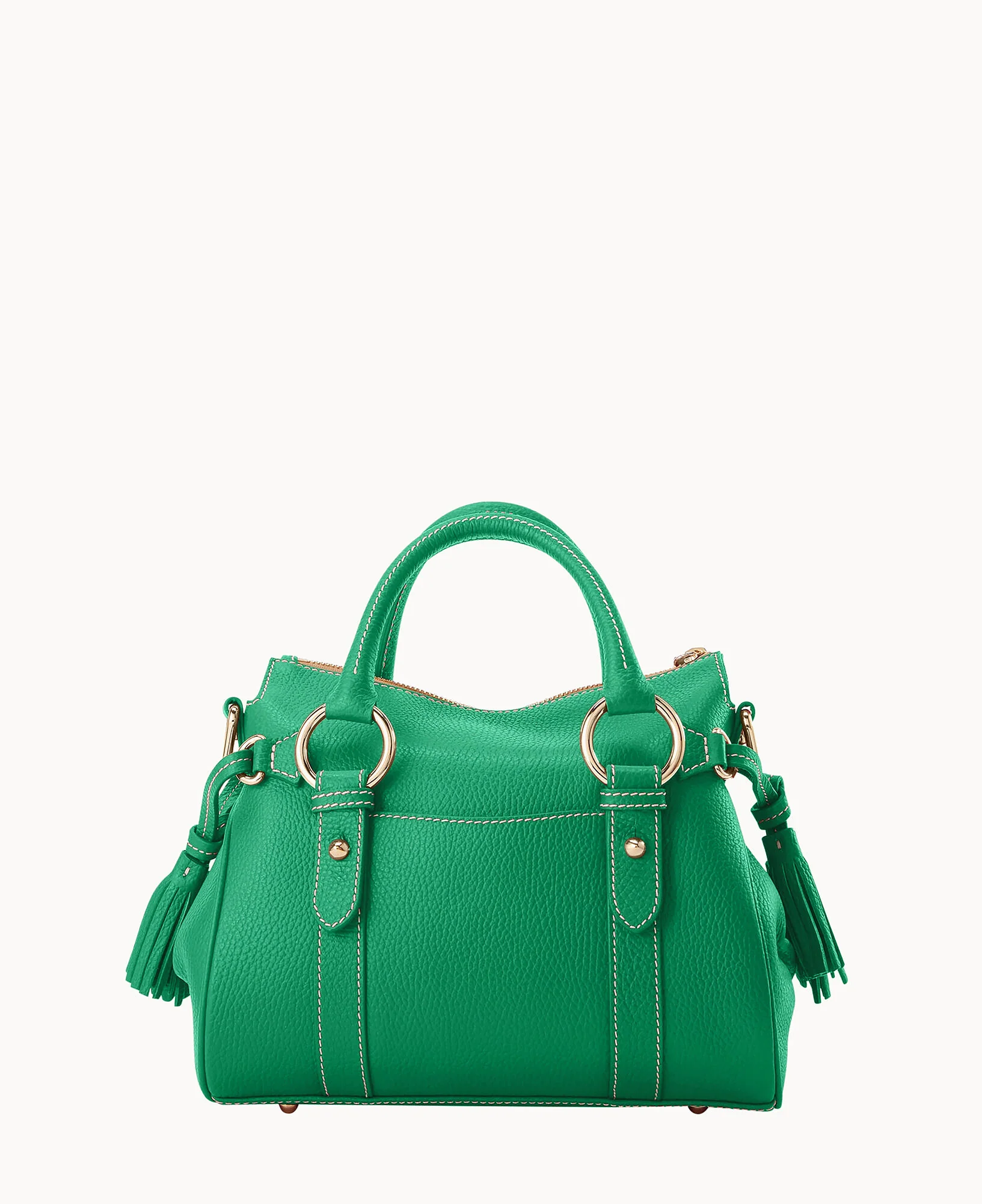 Lucca Leather Satchel With Pocket - Image 28
