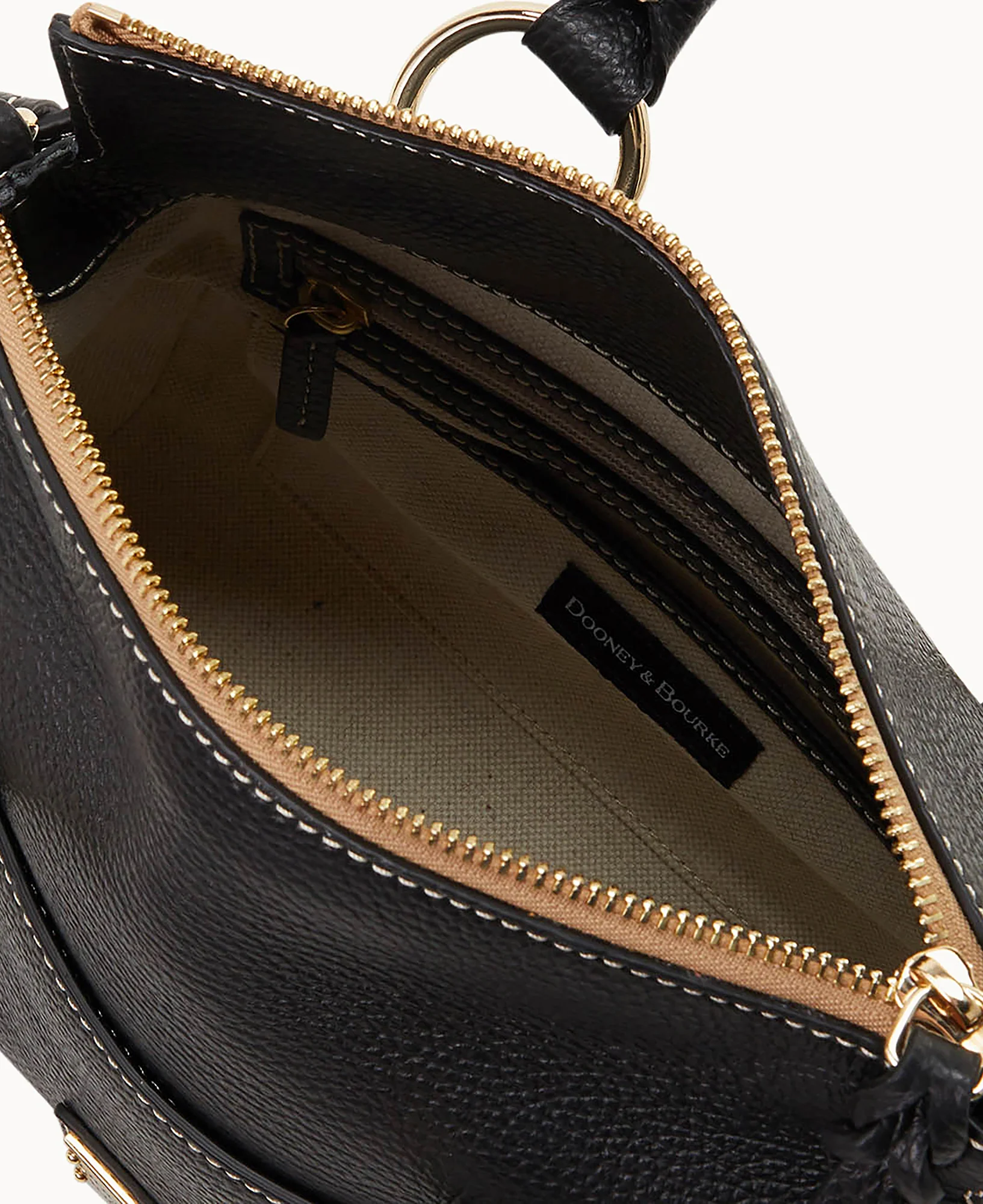 Lucca Leather Satchel With Pocket - Image 3