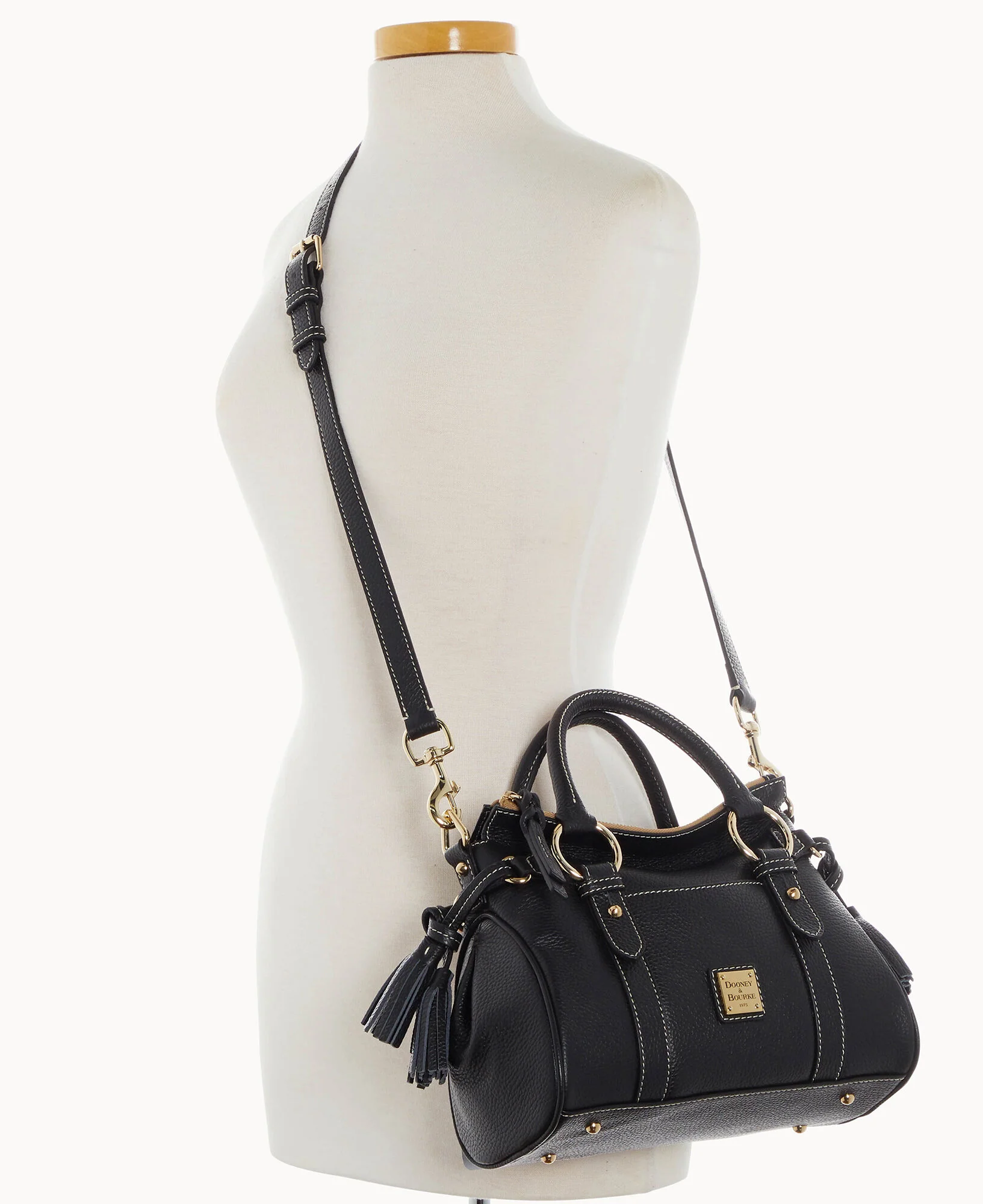 Lucca Leather Satchel With Pocket - Image 5