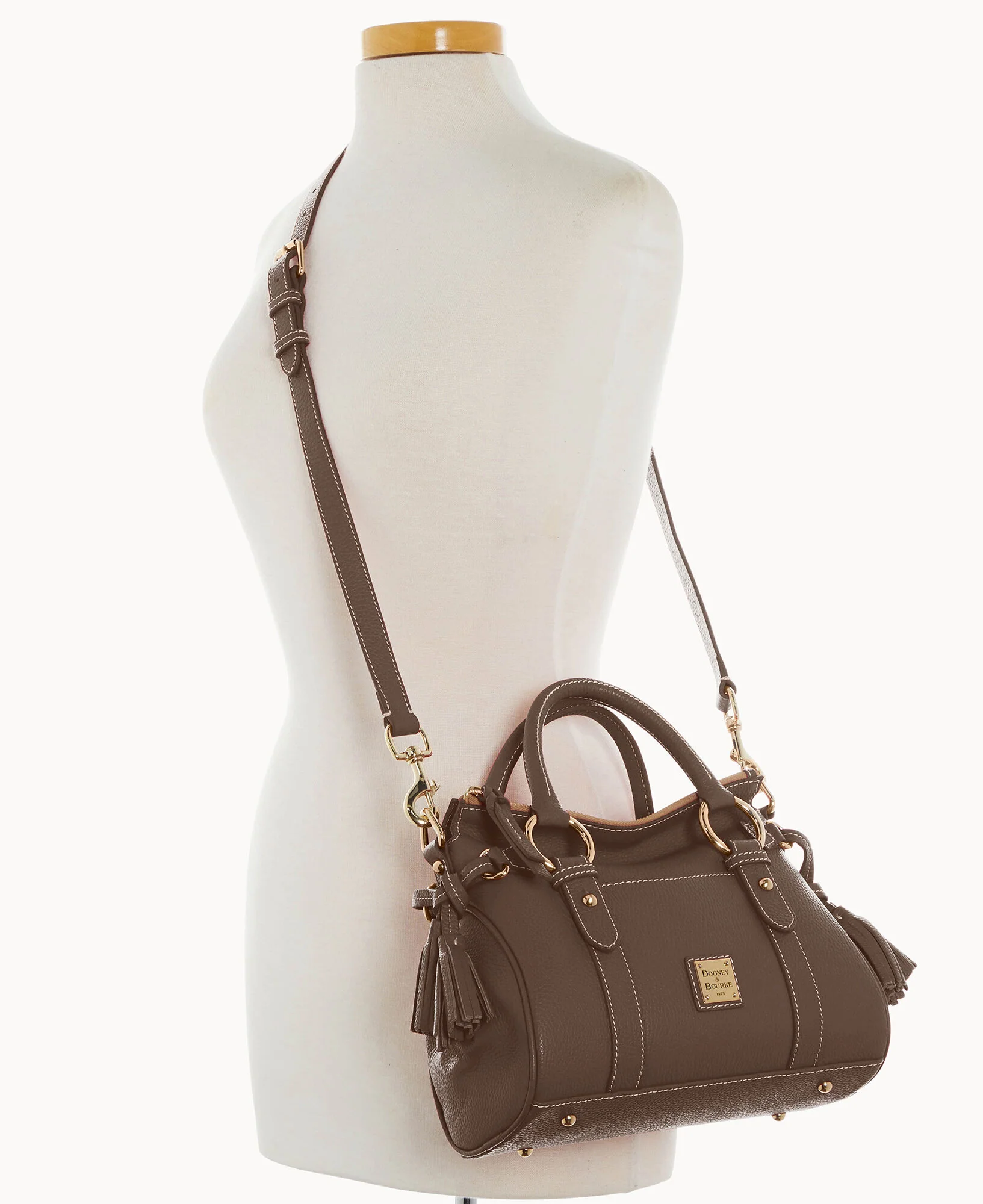 Lucca Leather Satchel With Pocket - Image 74