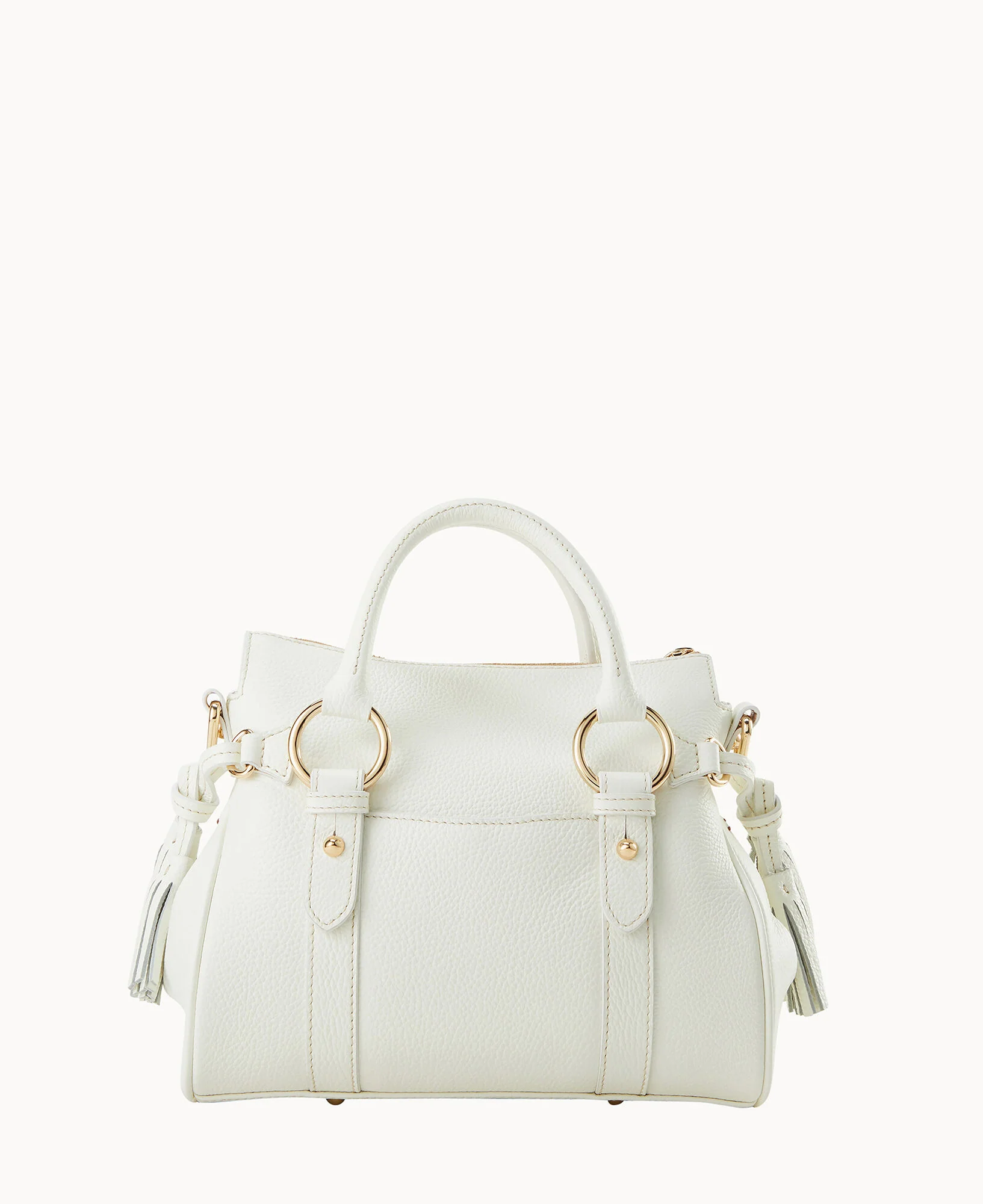 Lucca Leather Satchel With Pocket - Image 8