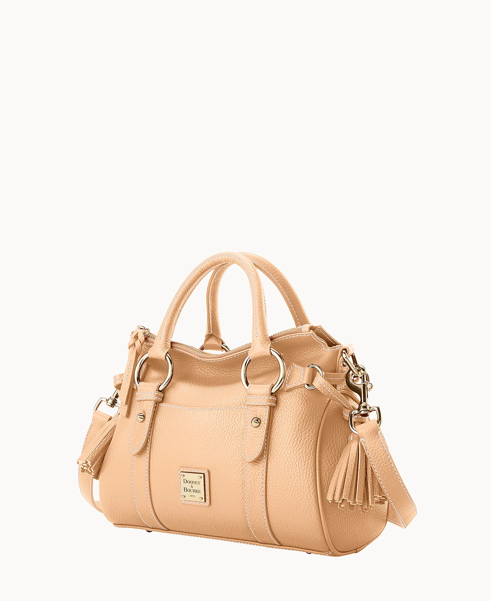 Lucca Leather Satchel With Pocket - Image 85