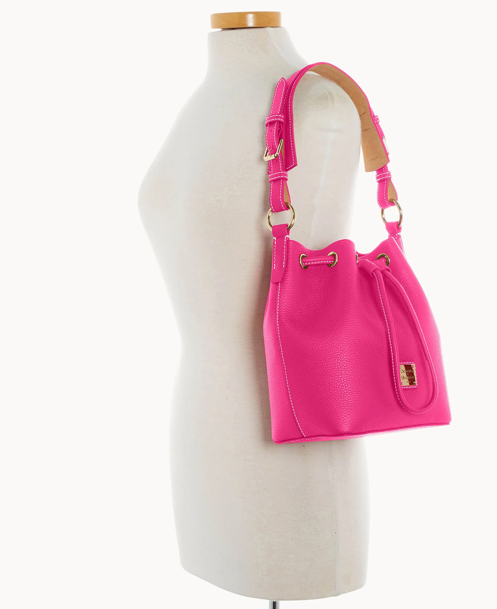 Lucca Leather Small Drawstring - Image 8