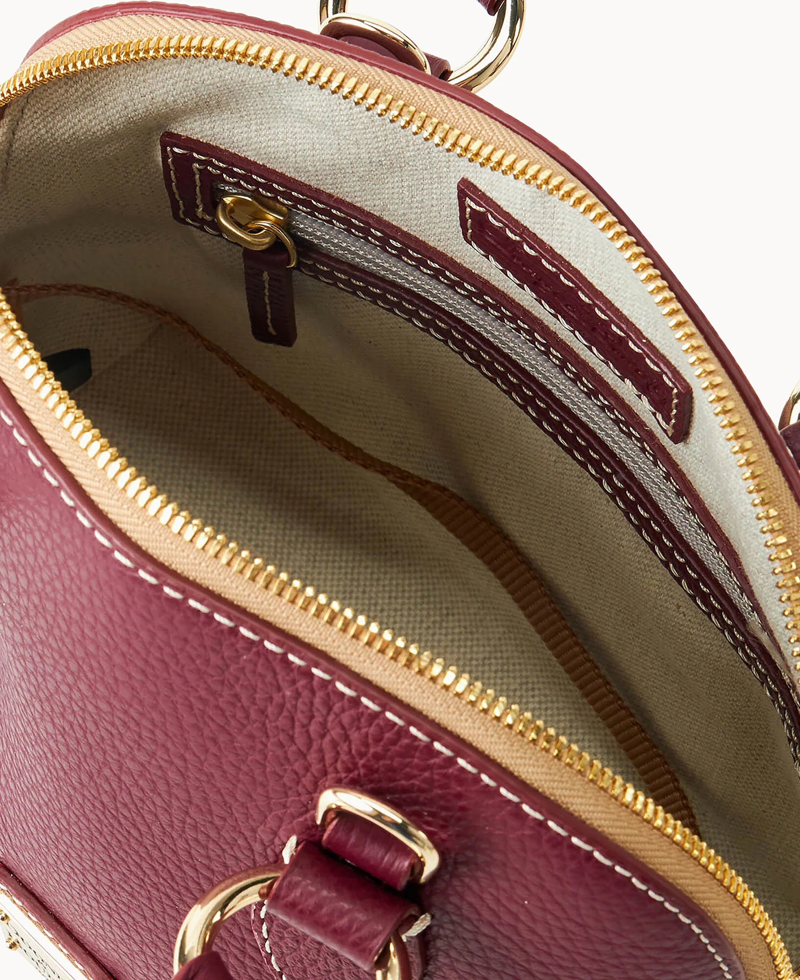 Lucca Leather Small Satchel - Image 10