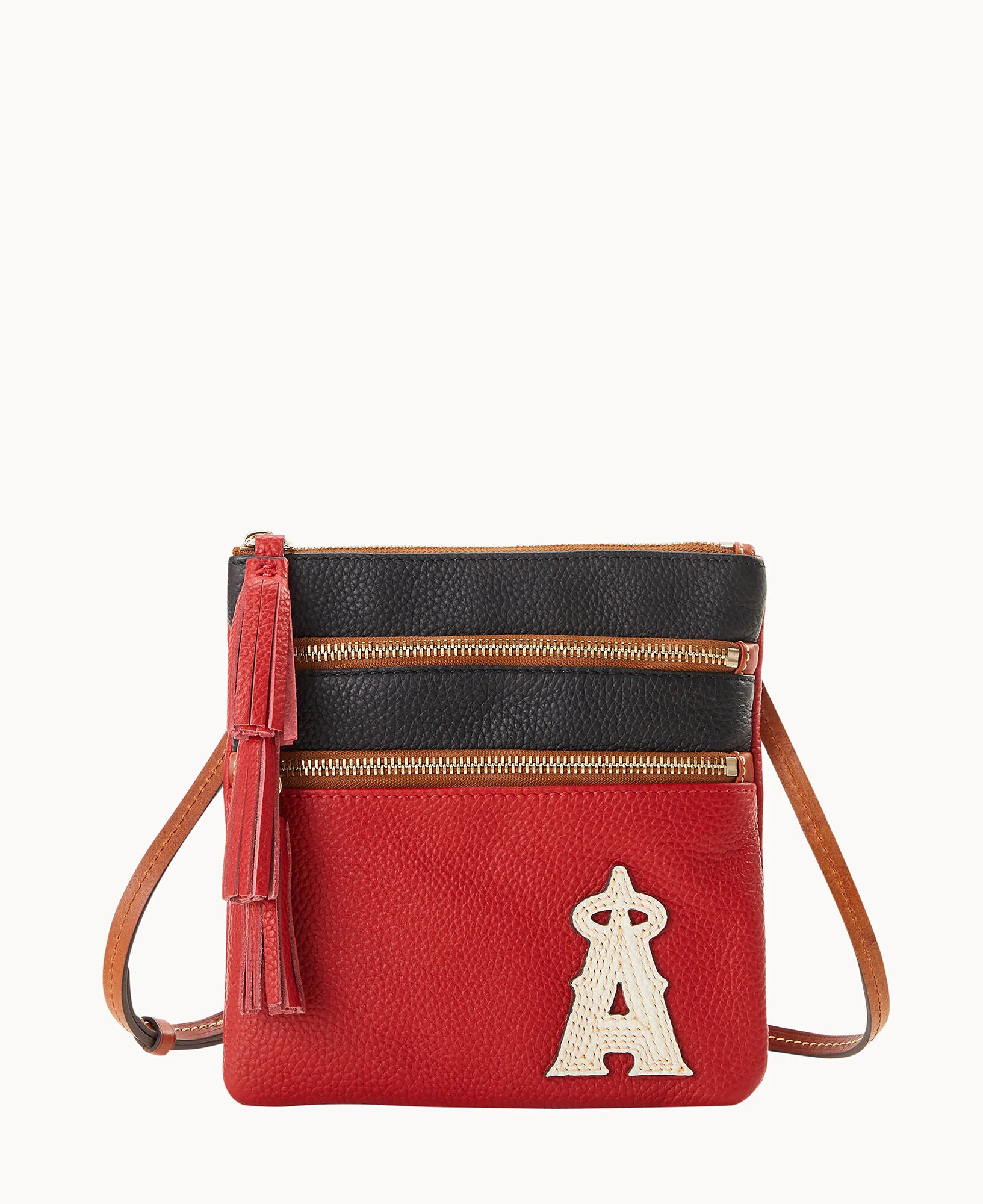 MLB Angels Triple Zip Crossbody