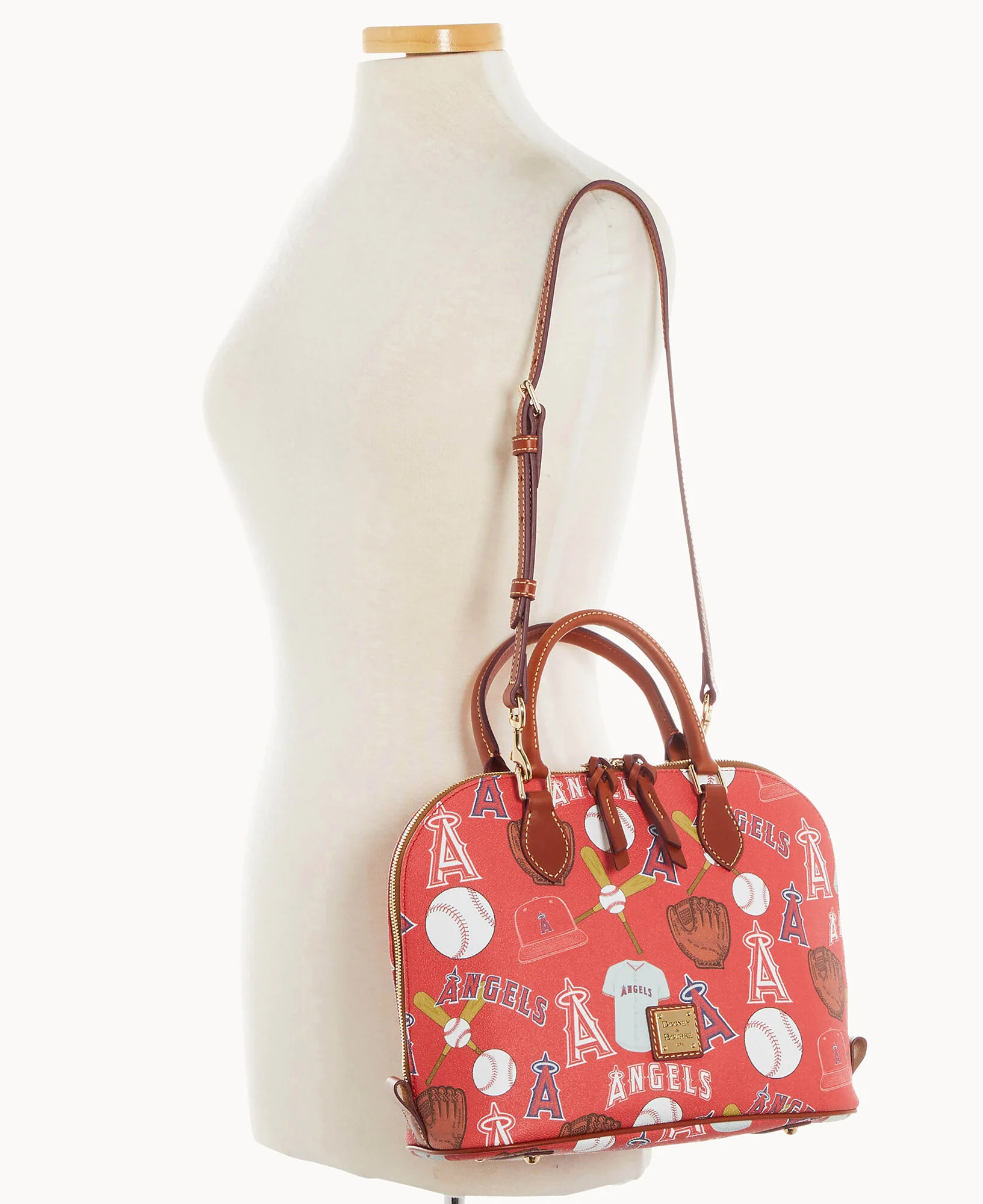 MLB Angels Zip Zip Satchel - Image 7