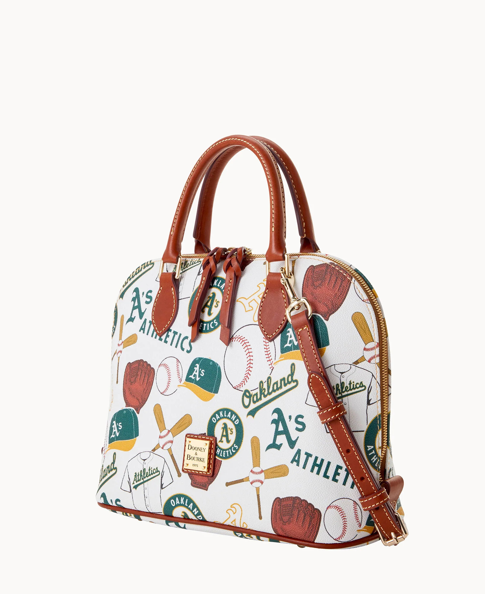MLB Athletics Zip Zip Satchel - Image 2