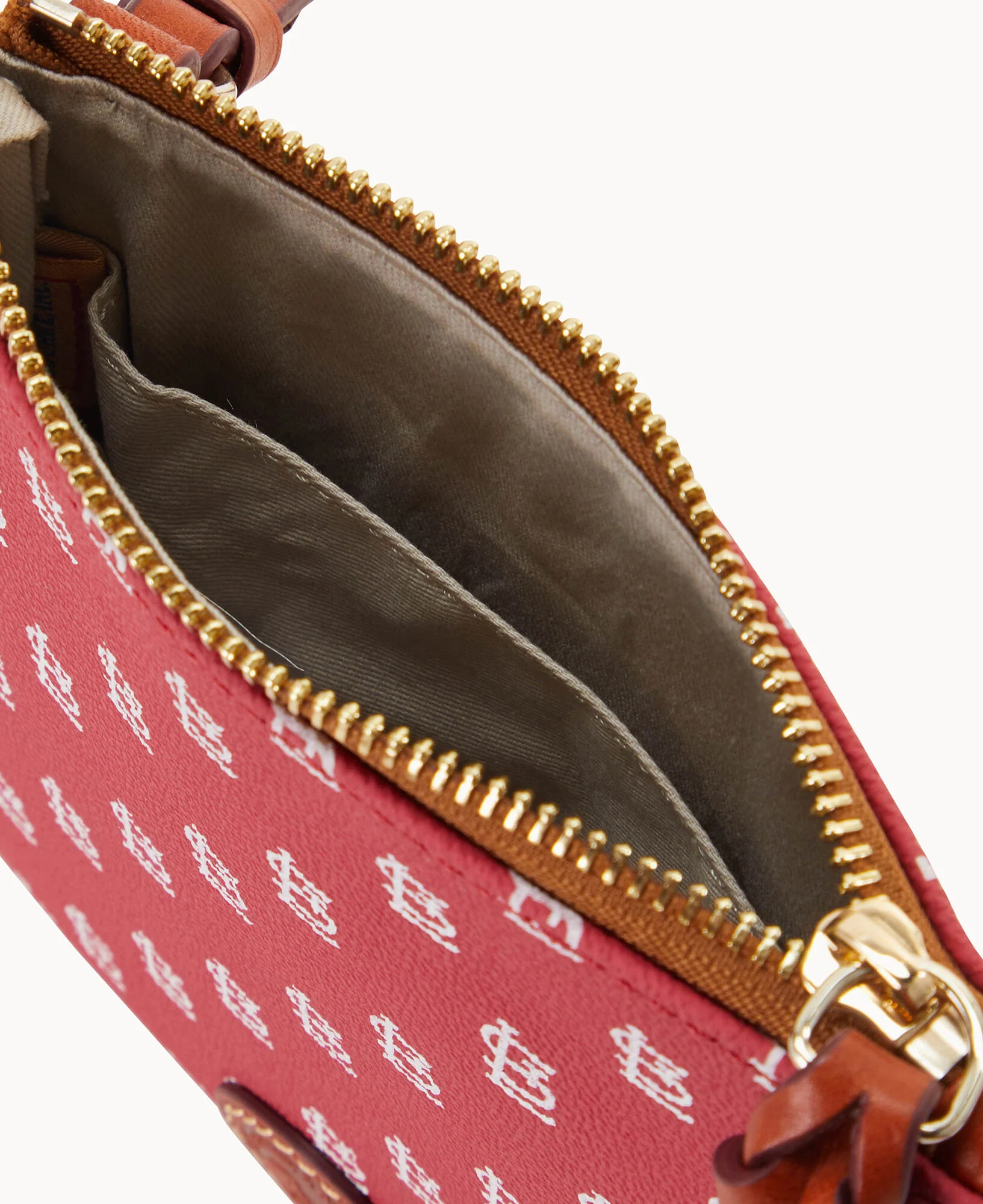 MLB Cardinals Small North South Top Zip Crossbody - Image 3