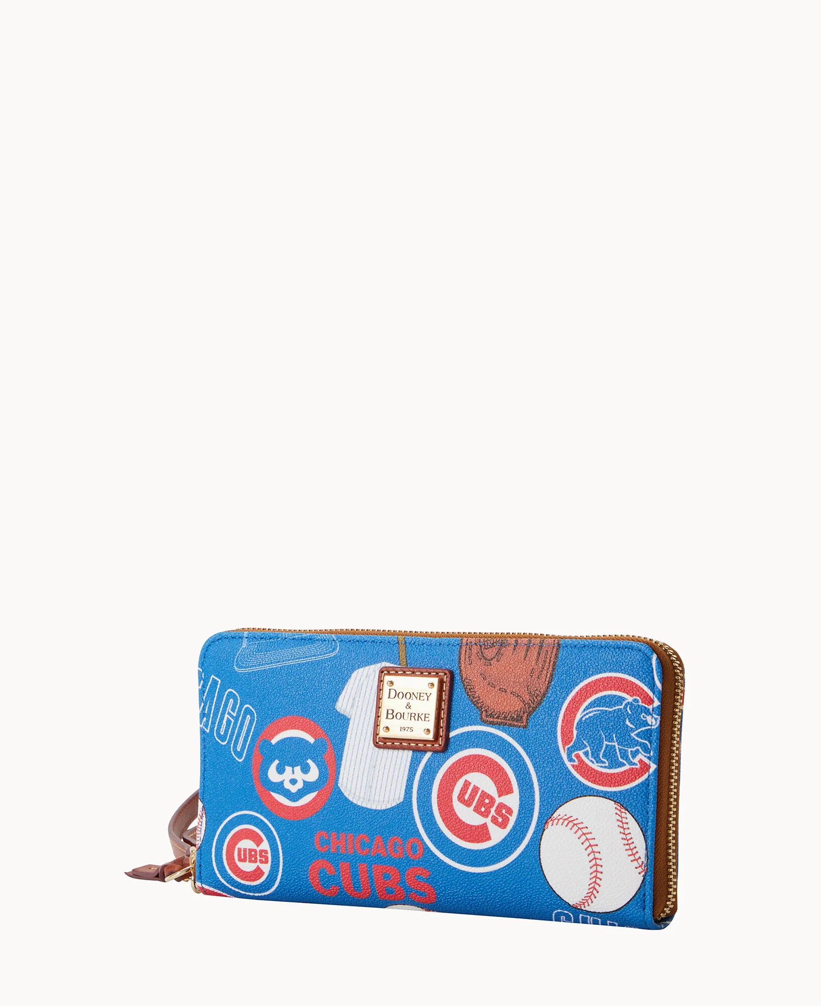 MLB Cubs Large Zip Around Wristlet - Image 2