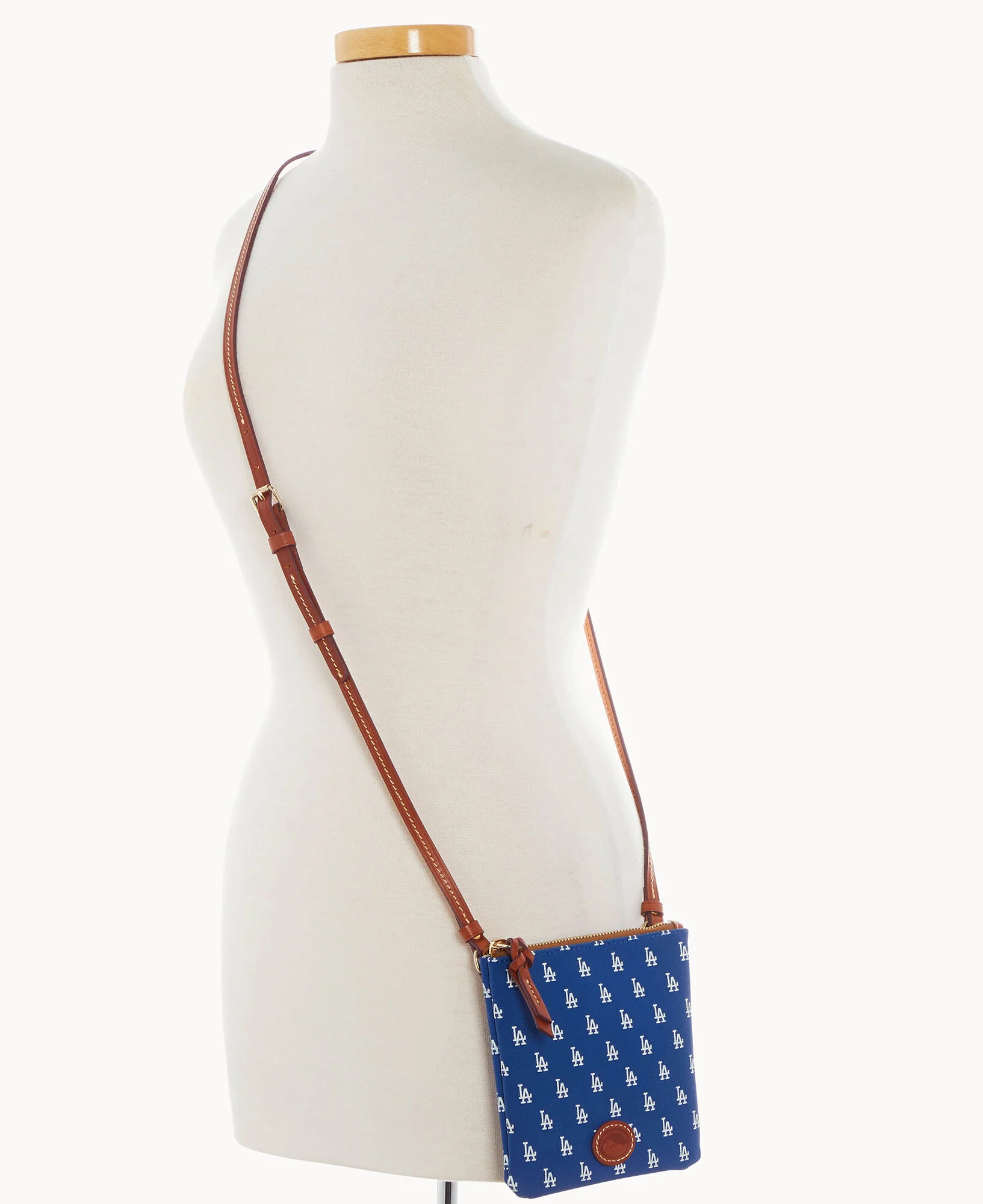 MLB Dodgers Small North South Top Zip Crossbody - Image 4