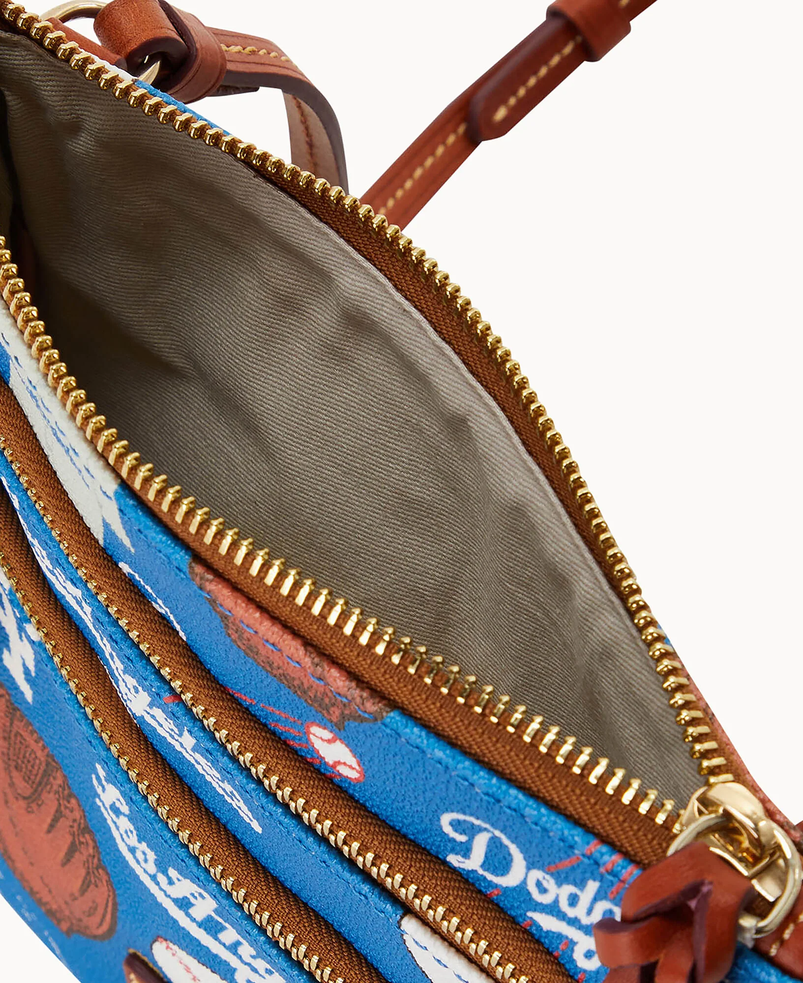 MLB Dodgers Triple Zip Crossbody - Image 3