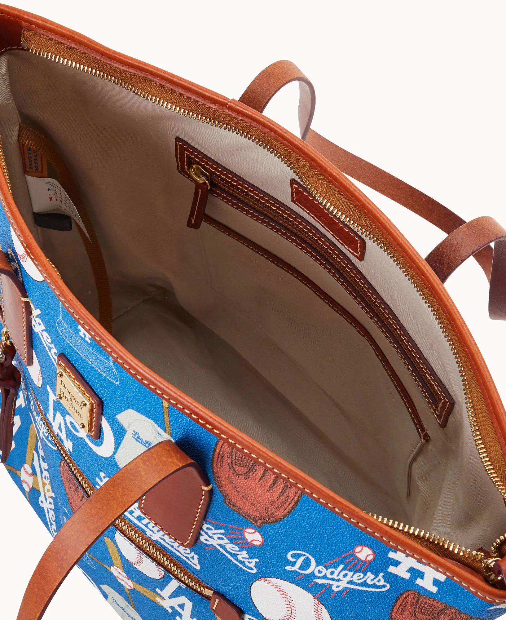 MLB Dodgers Zip Tote - Image 3
