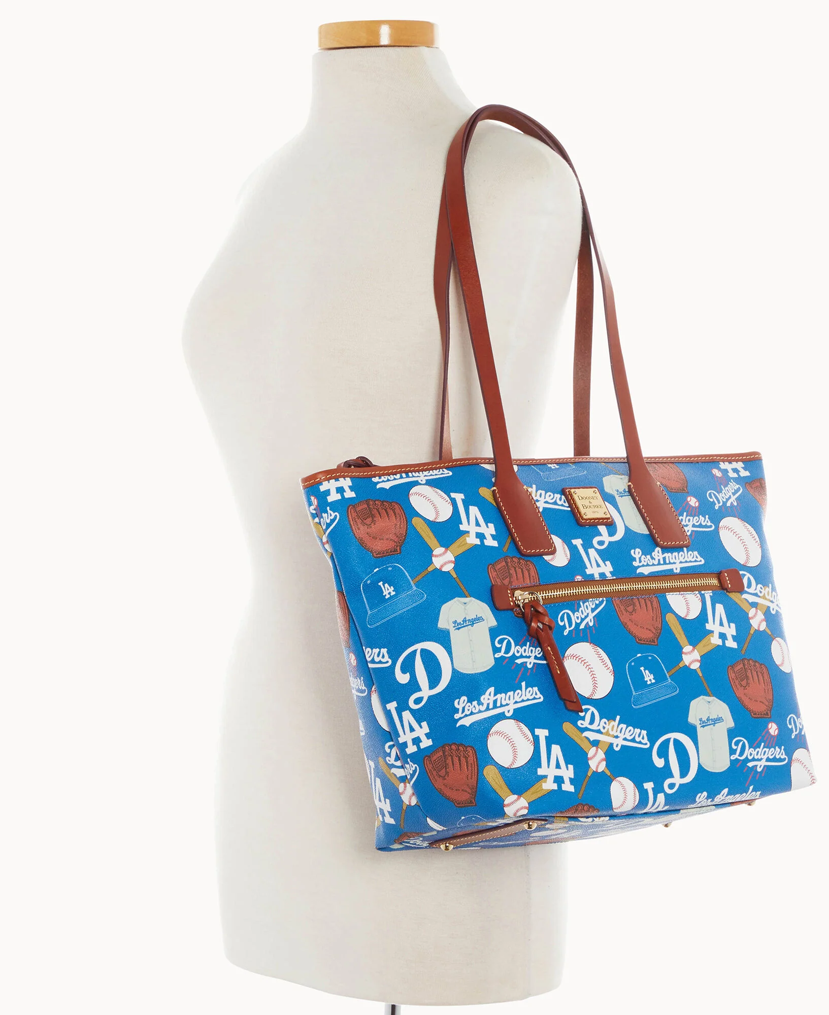MLB Dodgers Zip Tote - Image 4