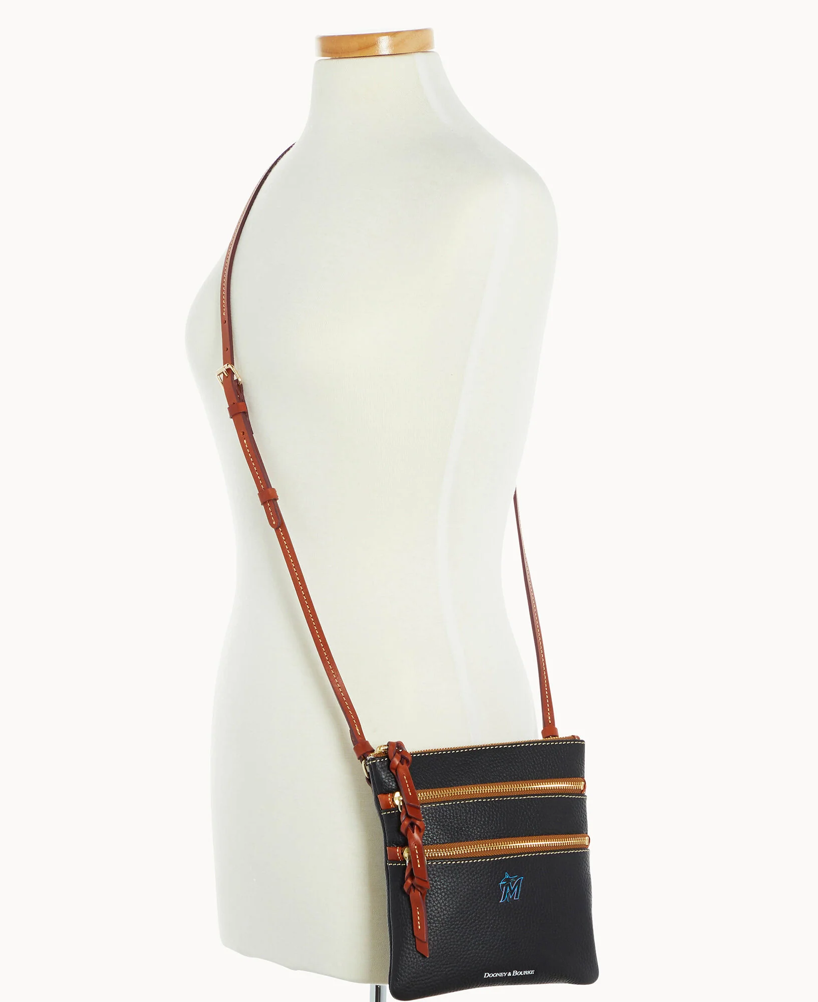 MLB Marlins North South Triple Zip Crossbody - Image 4