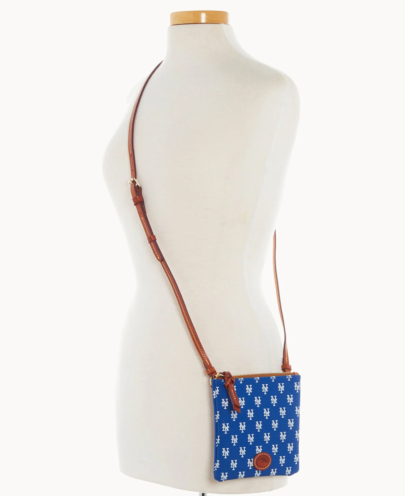 MLB Mets Small North South Top Zip Crossbody - Image 4