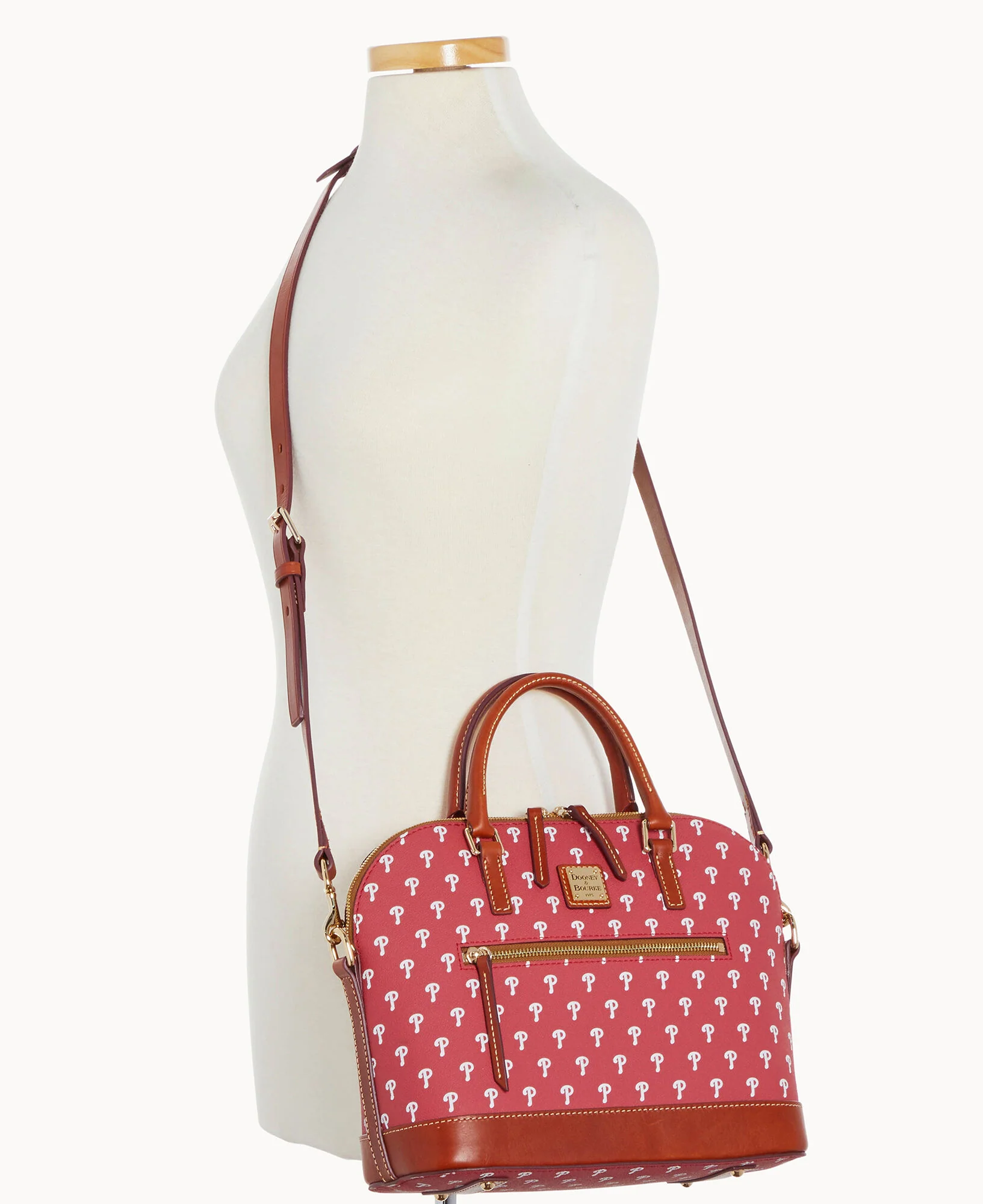 MLB Phillies Domed Zip Satchel - Image 4