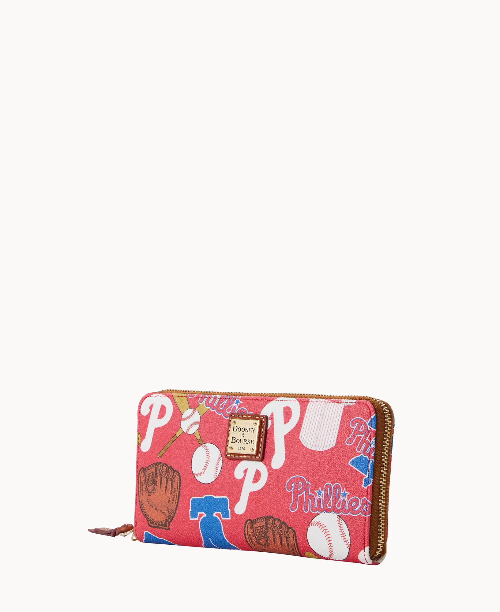 MLB Phillies Large Zip Around Wristlet - Image 2