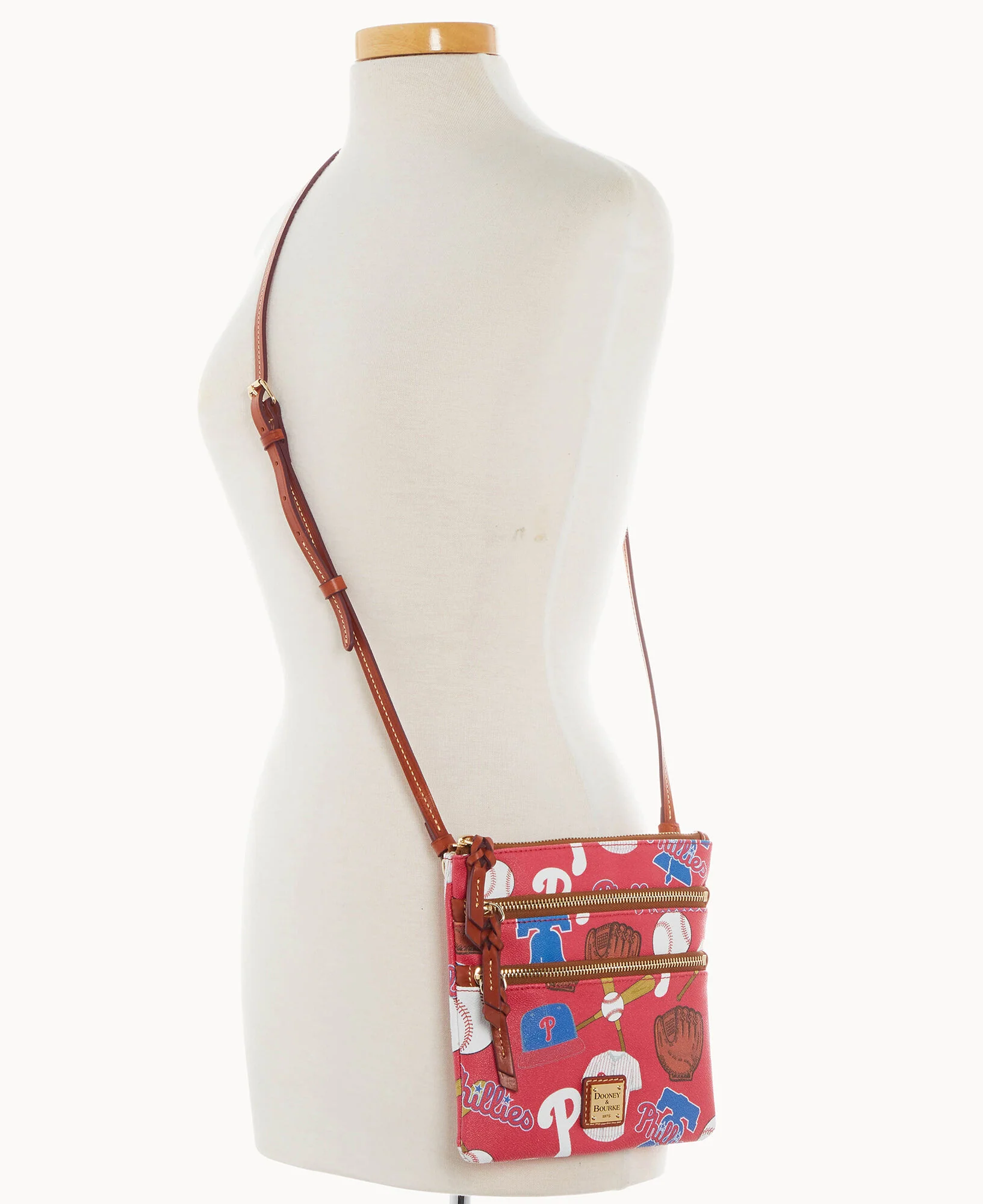 MLB Phillies Triple Zip Crossbody - Image 4