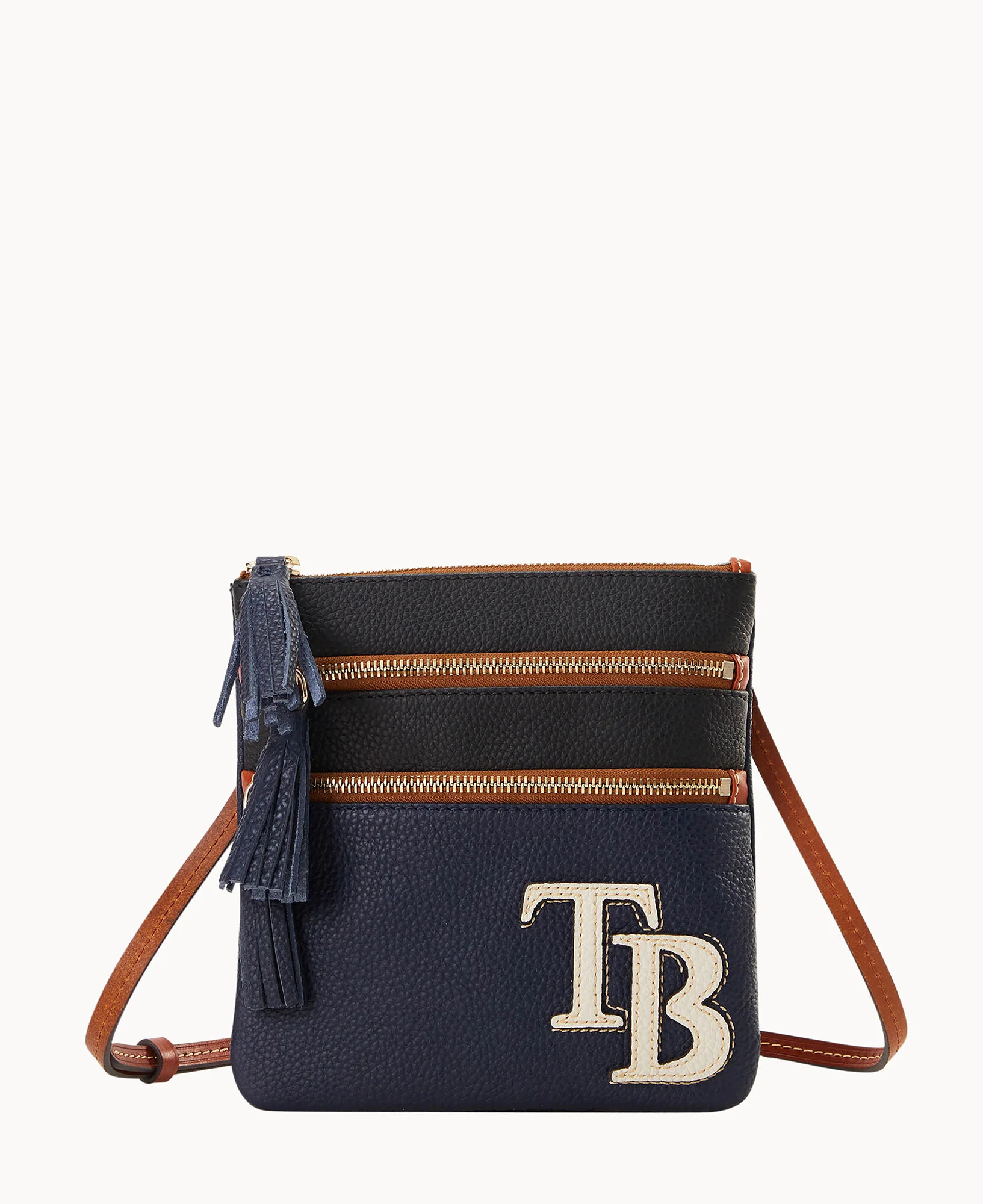 MLB Rays Triple Zip Crossbody