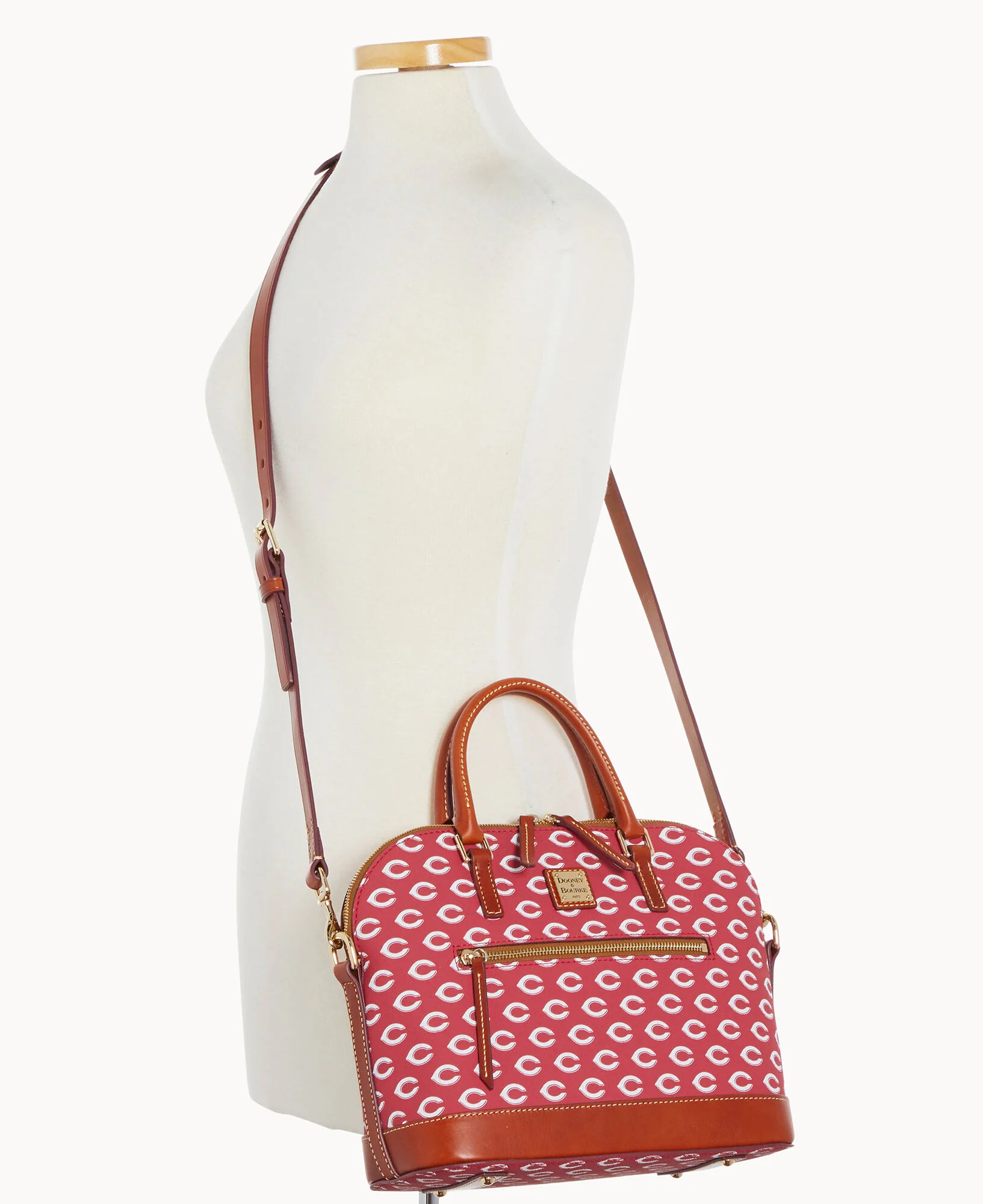 MLB Reds Domed Zip Satchel - Image 4