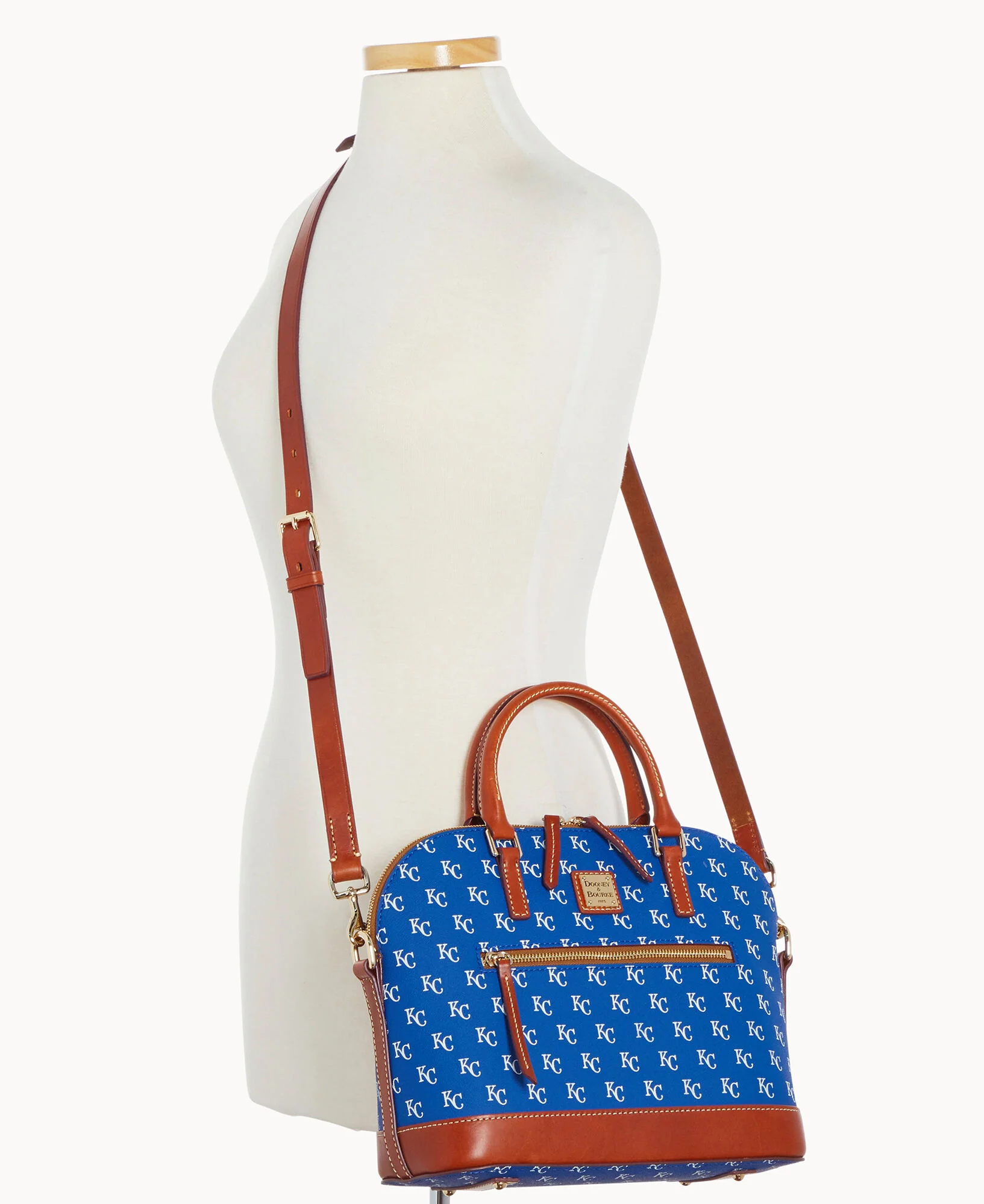 MLB Royals Domed Zip Satchel - Image 4