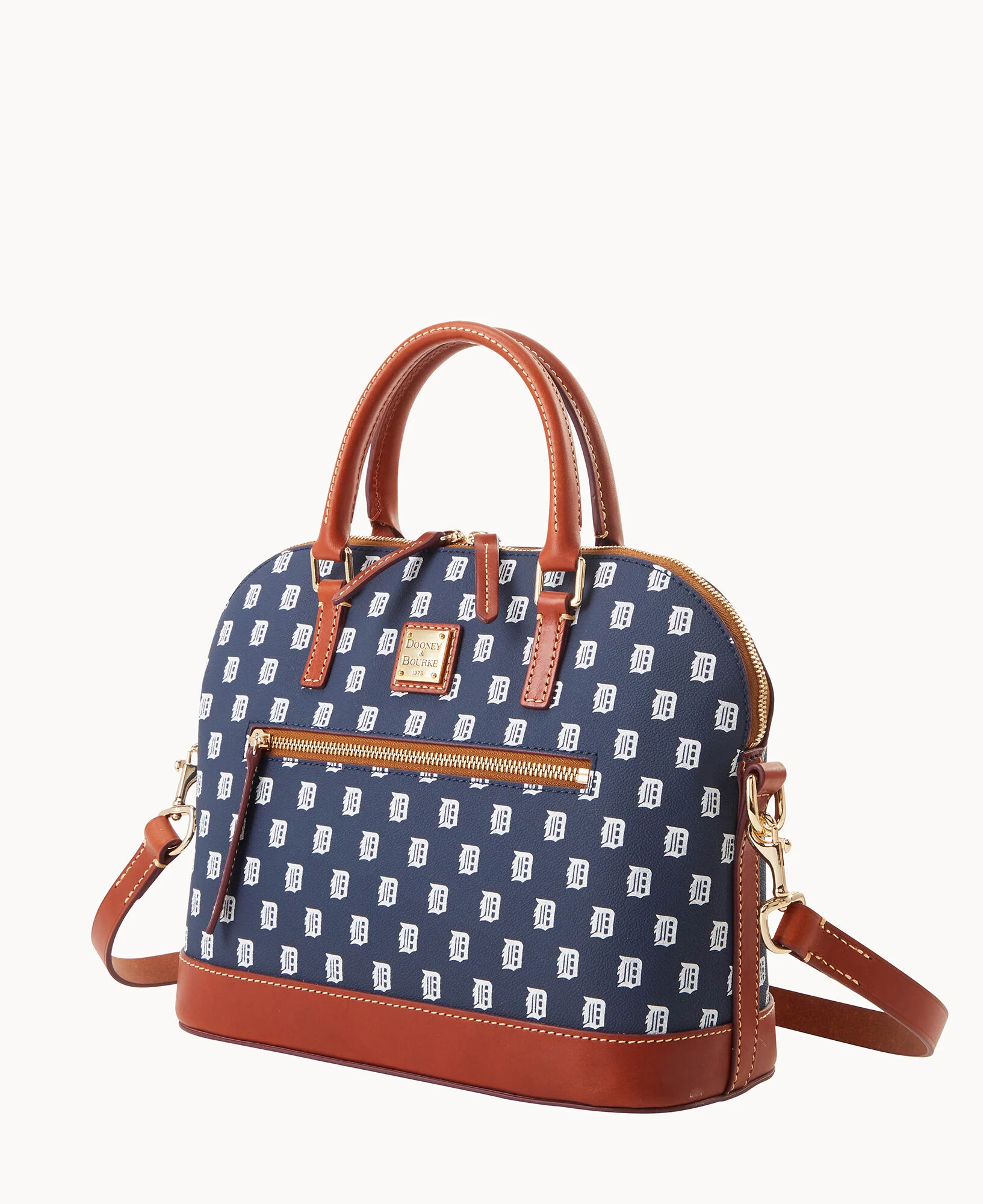 MLB Tigers Domed Zip Satchel - Image 2