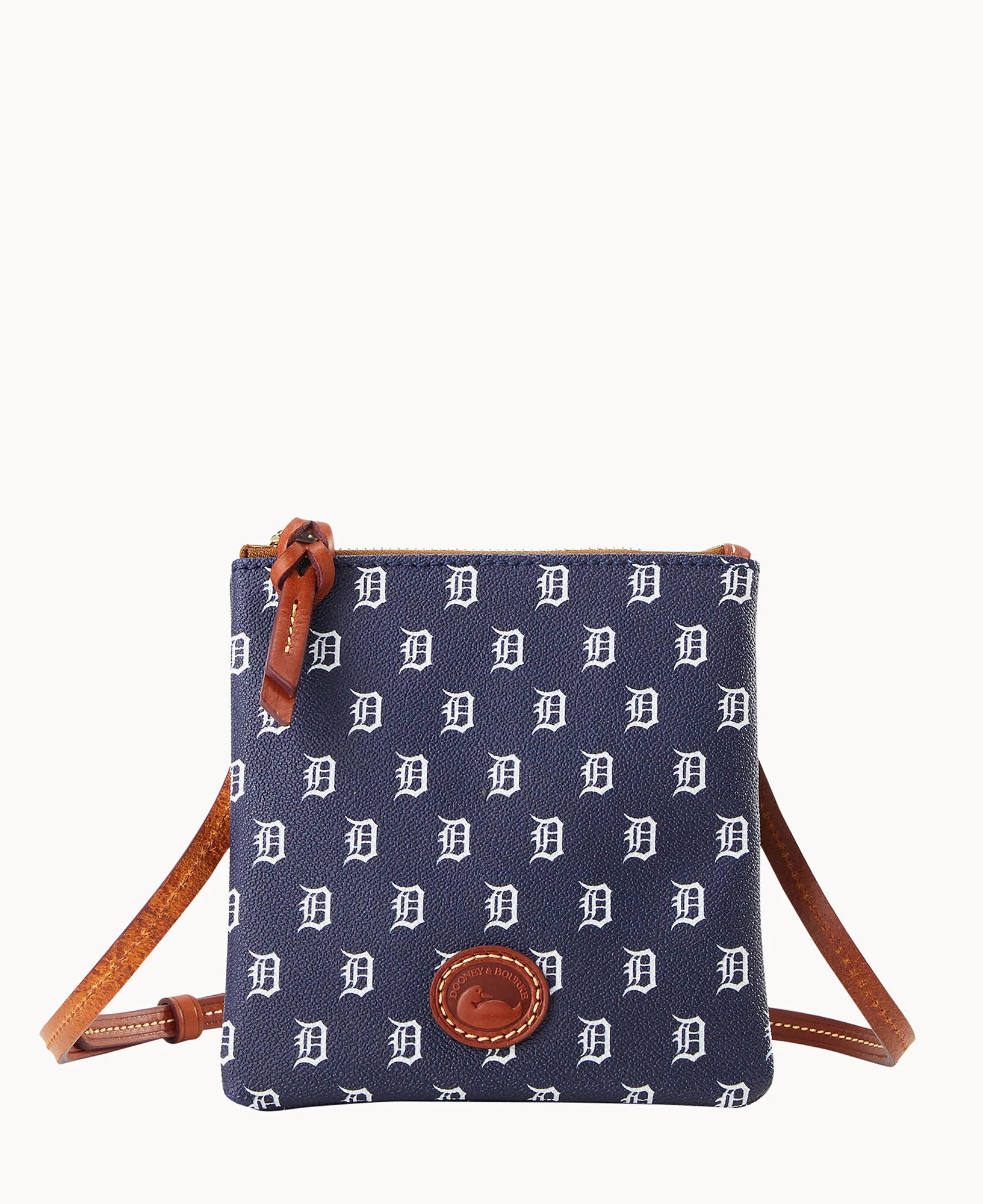 MLB Tigers Small North South Top Zip Crossbody