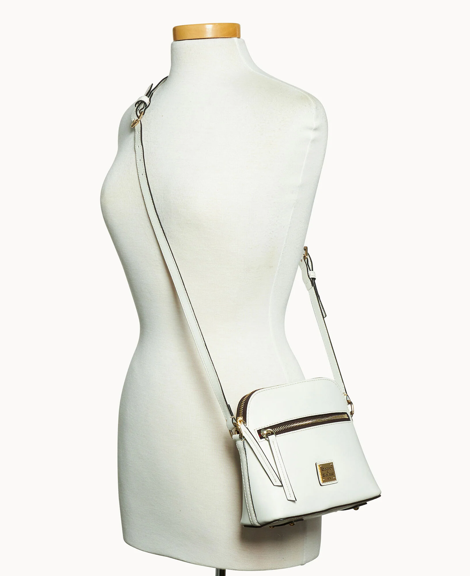 Montana Leather Zip Domed Crossbody - Image 10