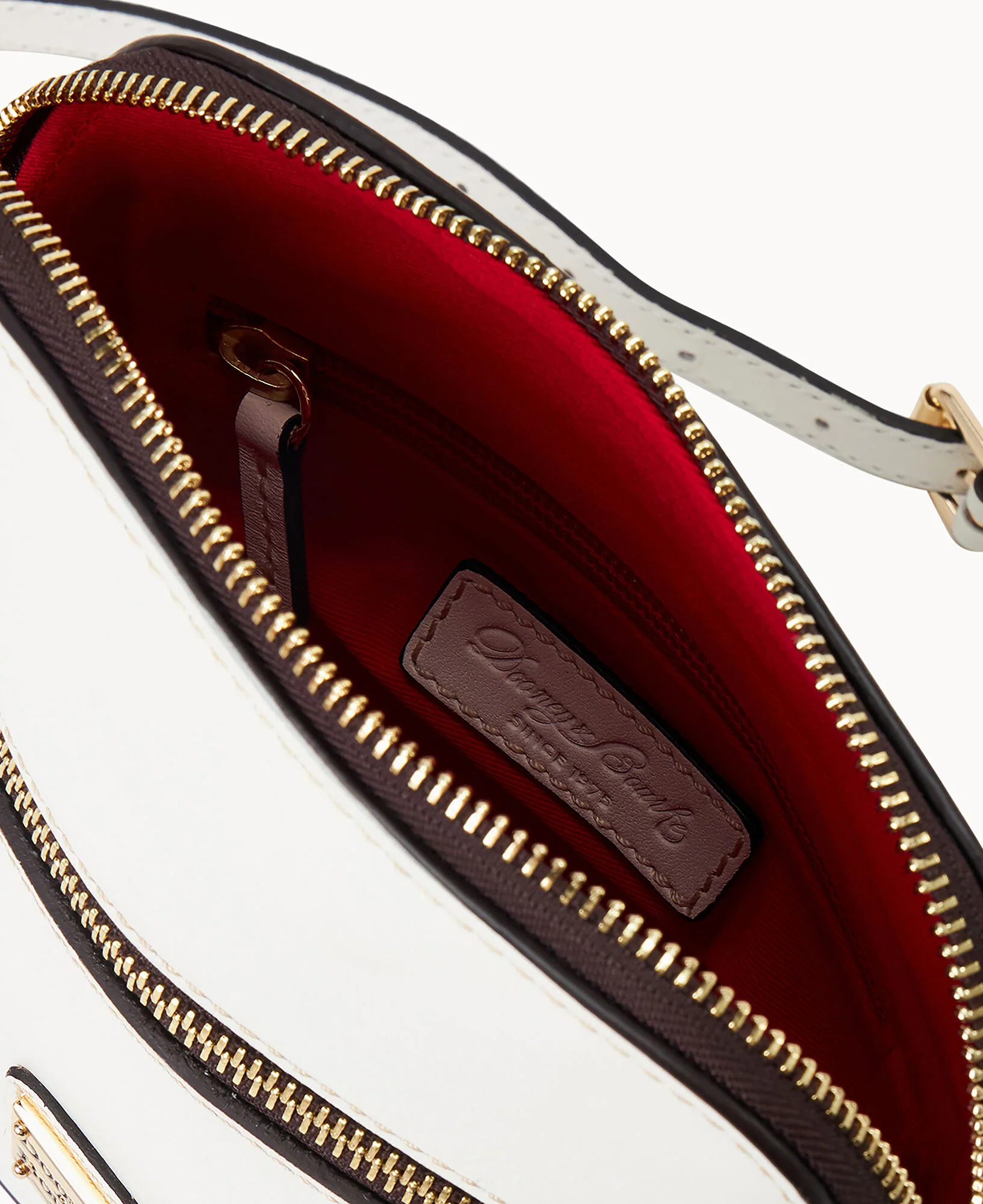 Montana Leather Zip Domed Crossbody - Image 8