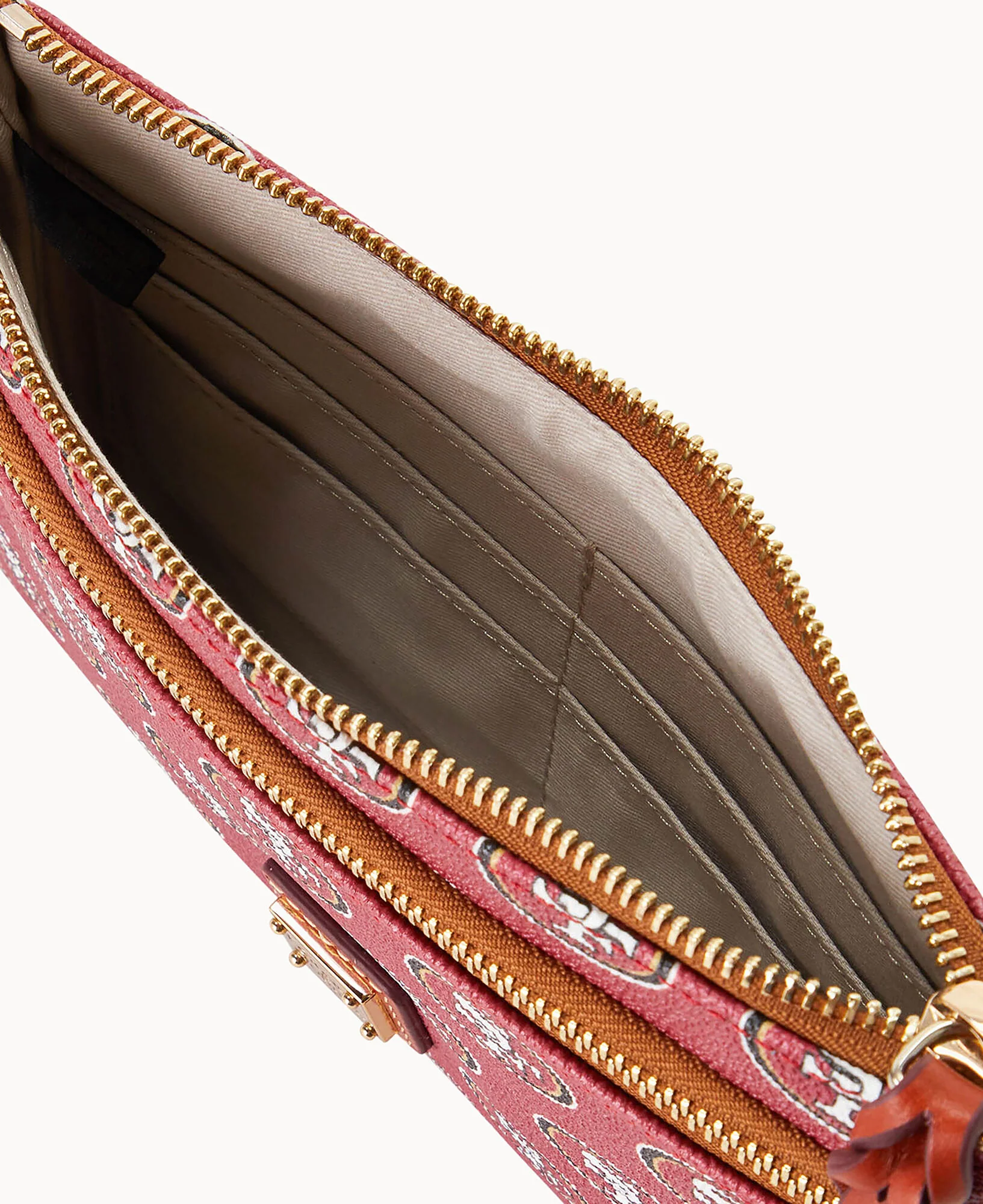 NFL 49ERS Double Zip Wristlet - Image 3