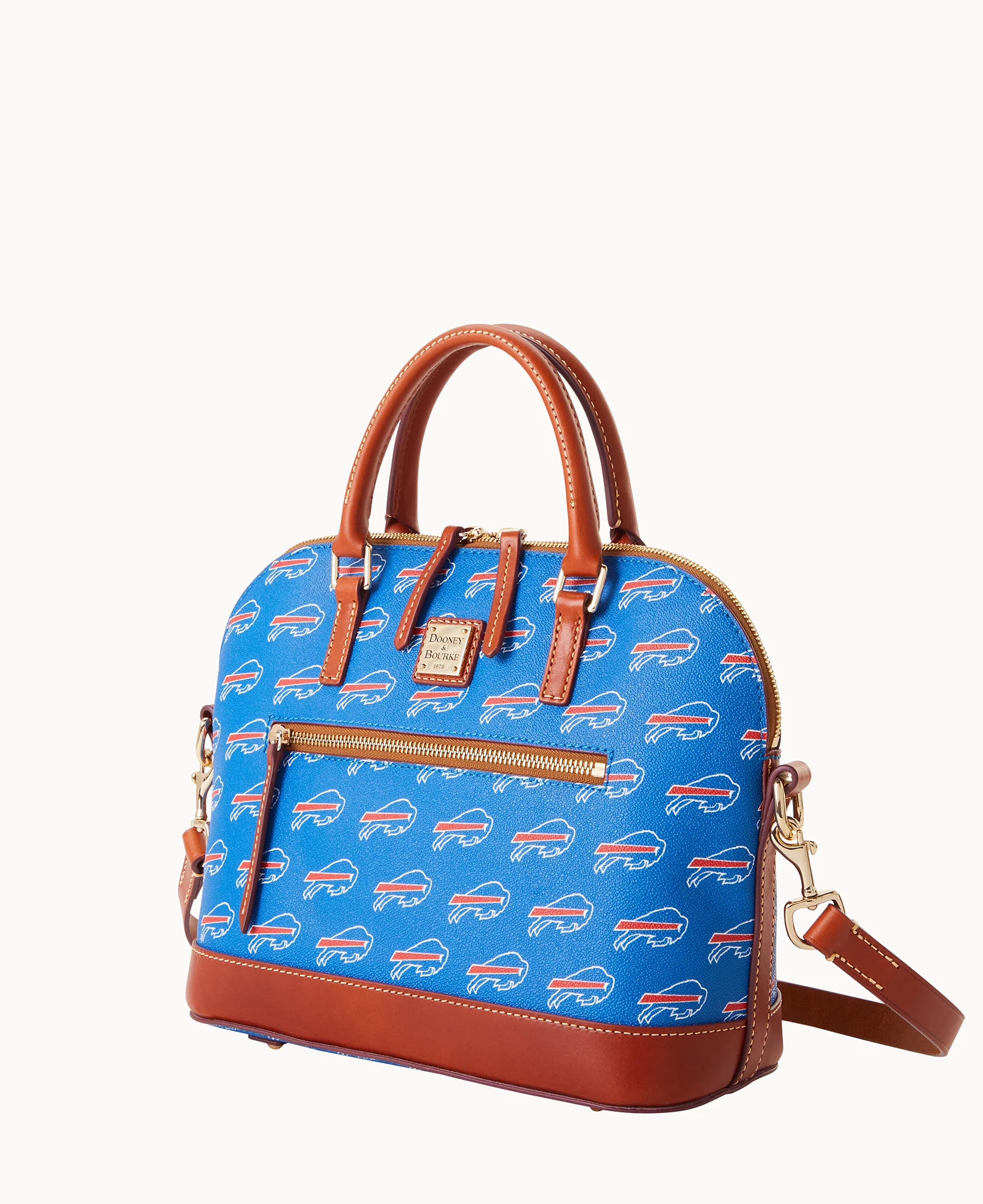 NFL Bills Domed Zip Satchel - Image 2