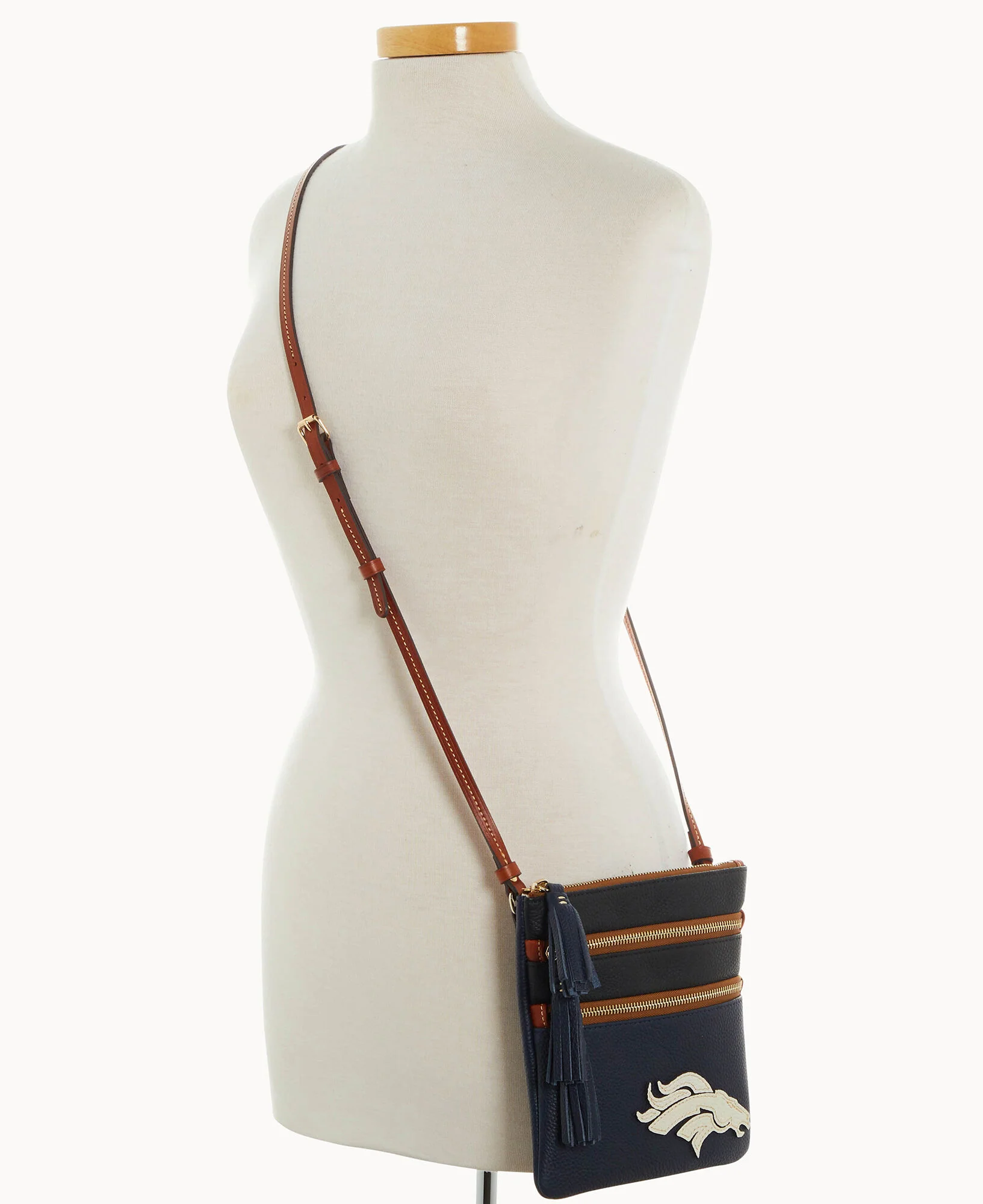 NFL Broncos Triple Zip Crossbody - Image 5