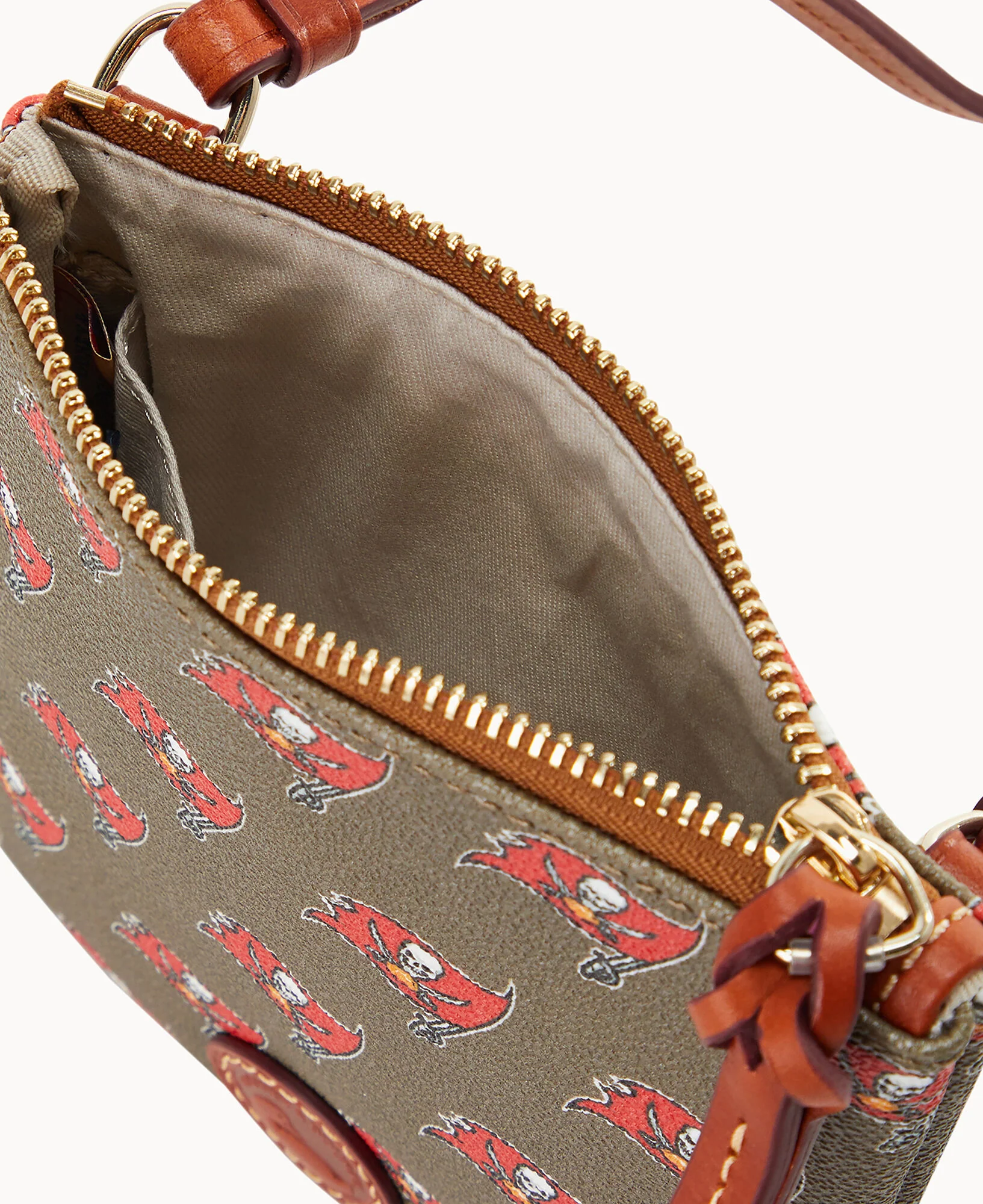 NFL Buccaneers Small North South Top Zip Crossbody - Image 3