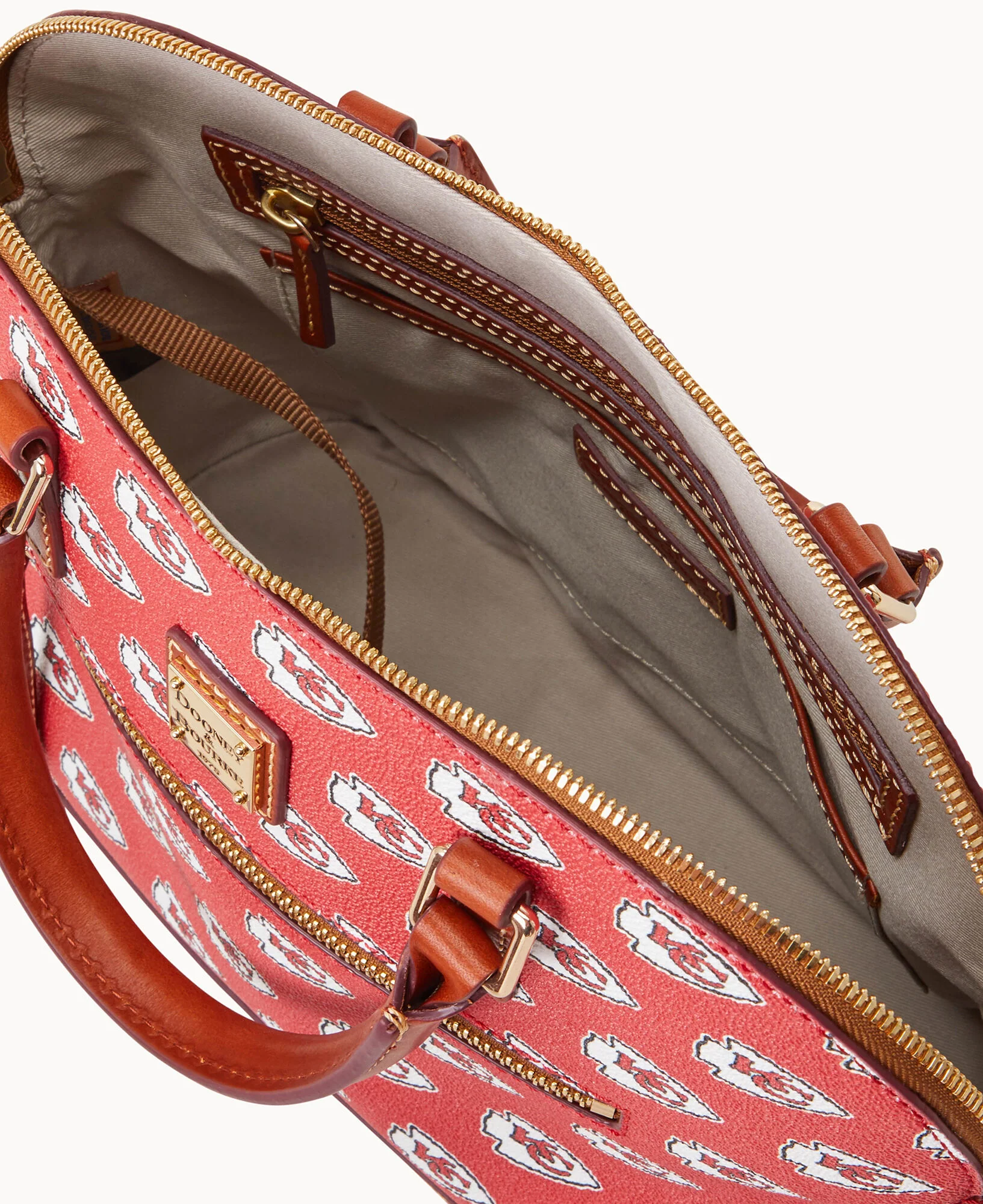 NFL Chiefs Domed Zip Satchel - Image 3