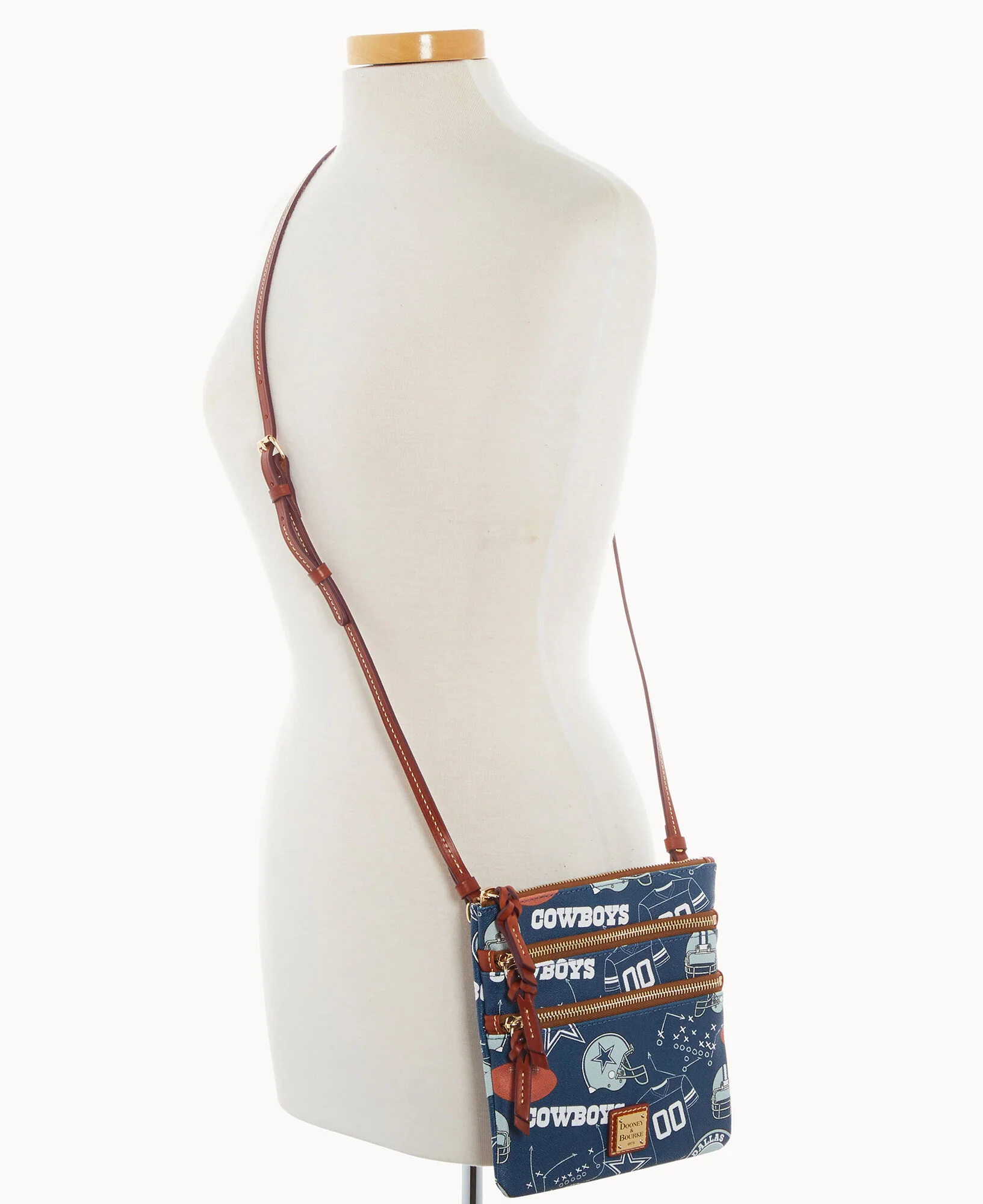 NFL Cowboys Triple Zip Crossbody - Image 4