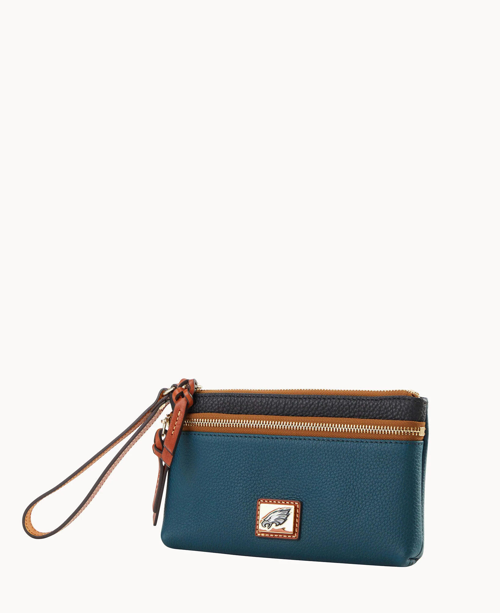 NFL Eagles Double Zip Wristlet - Image 2