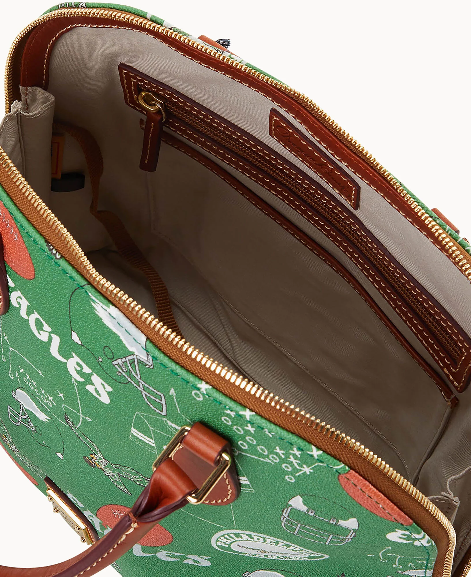 NFL Eagles Zip Zip Satchel - Image 3